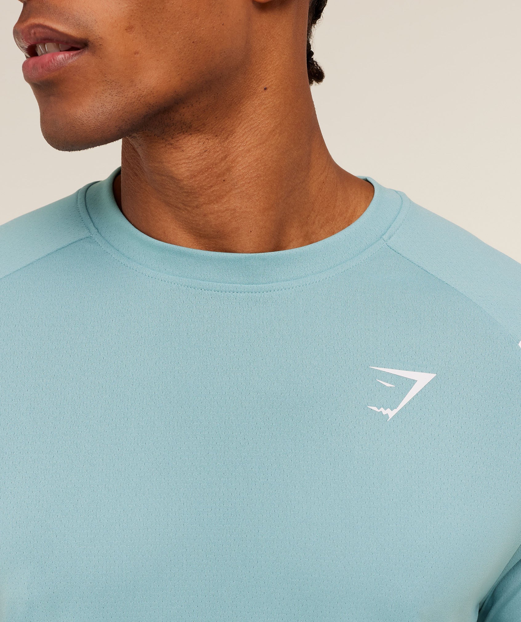 Gymshark Arrival Contrast T-Shirt Flow Blue