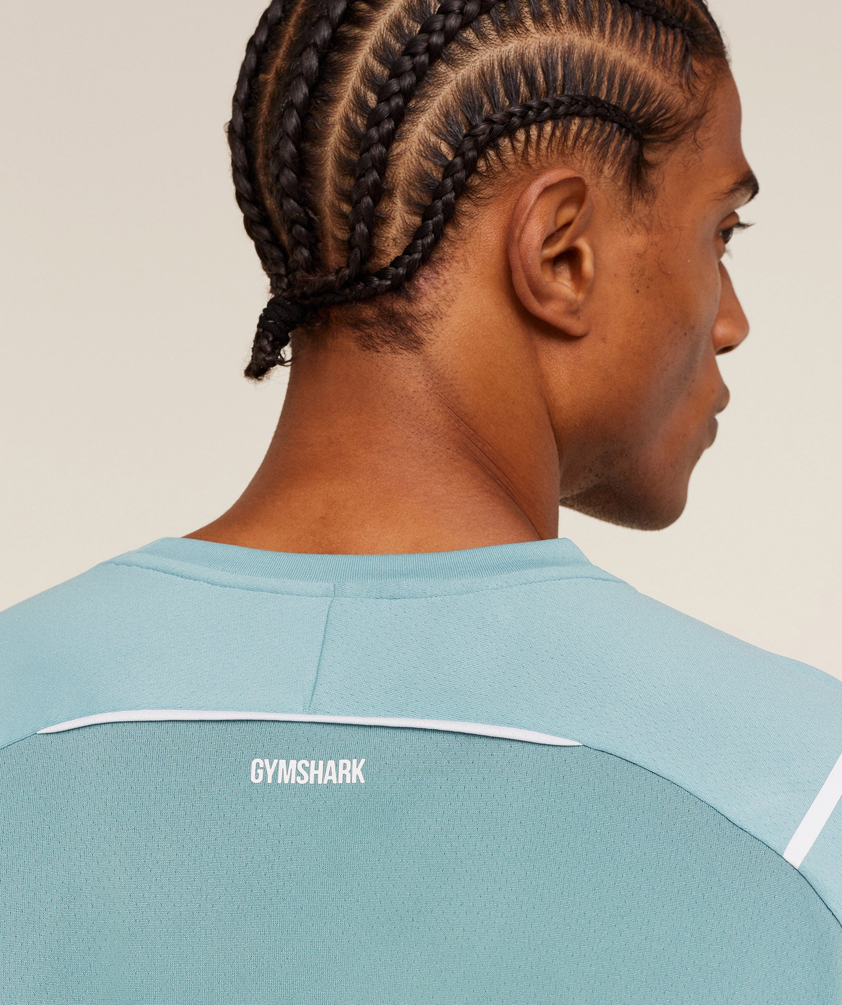 Gymshark Arrival Contrast T-Shirt Flow Blue