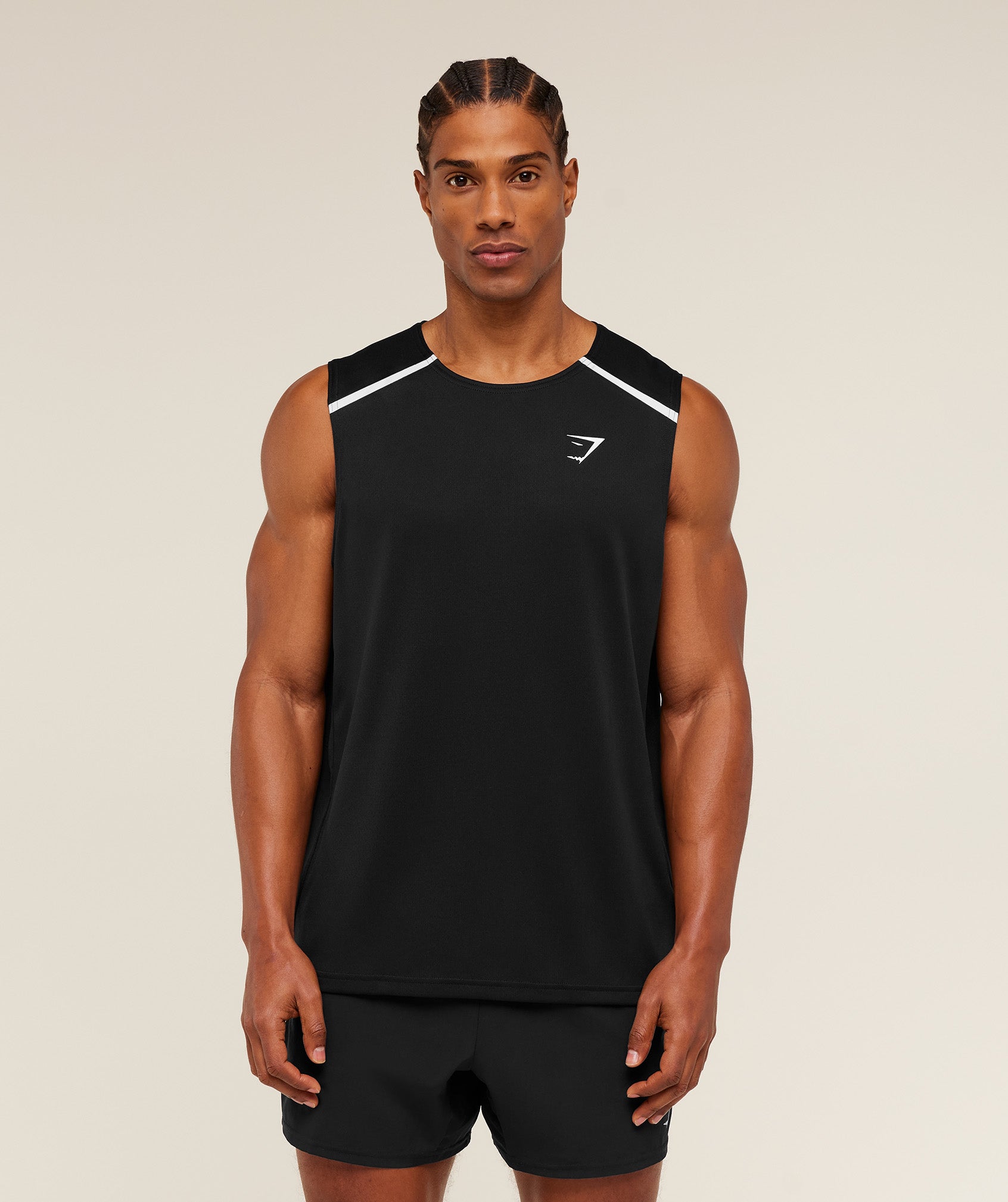 Gymshark Arrival Contrast Tank Black