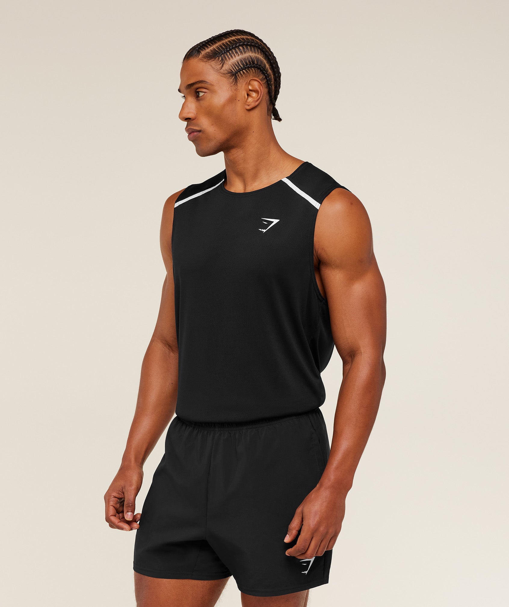 Gymshark Arrival Contrast Tank Black