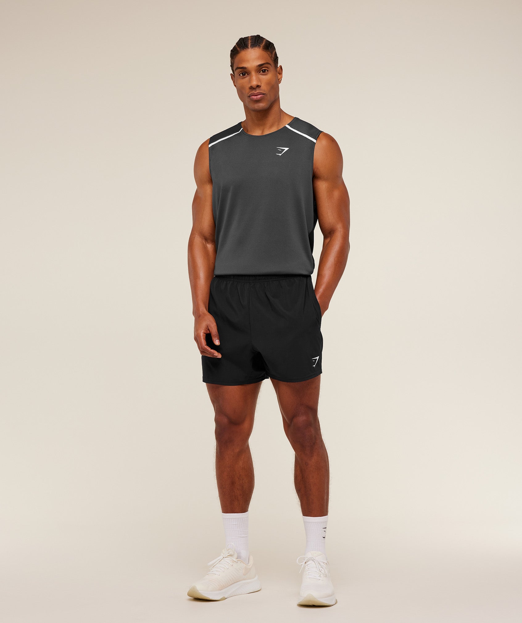 Gymshark Arrival Contrast Tank Grey