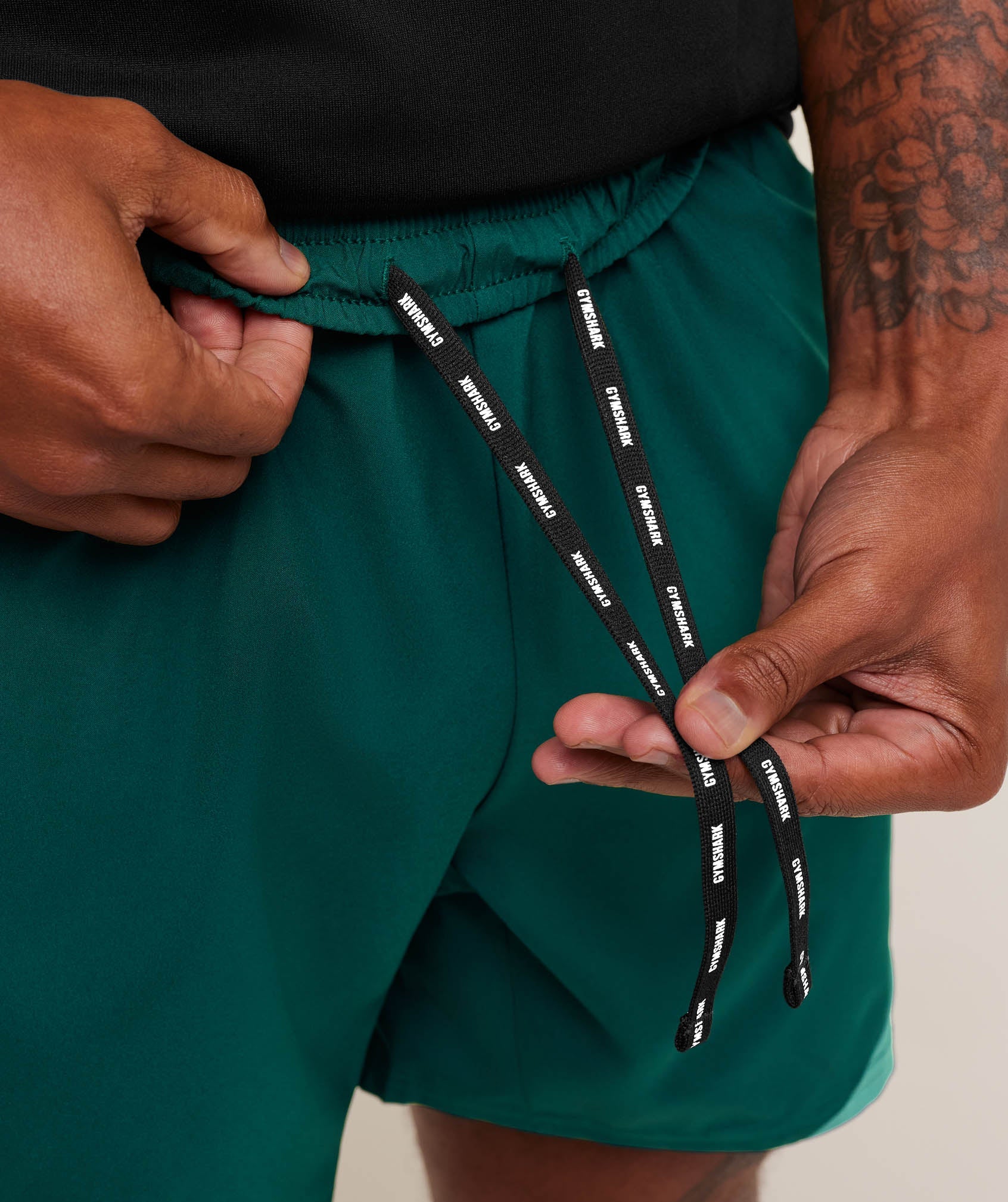 Gymshark Arrival Block 6" Shorts Weighted Teal