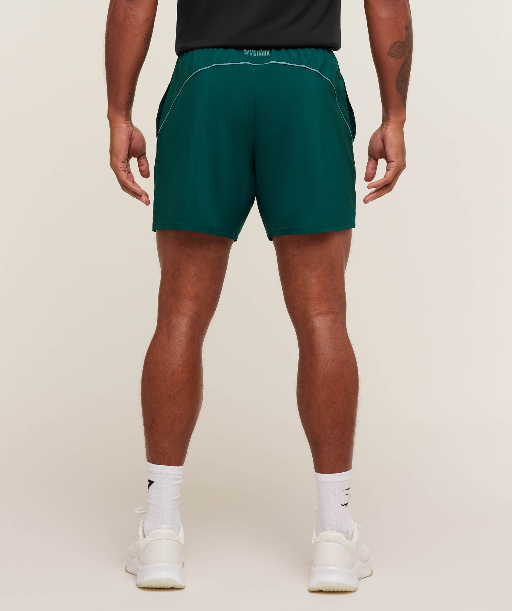 Gymshark Arrival Block 6" Shorts Weighted Teal