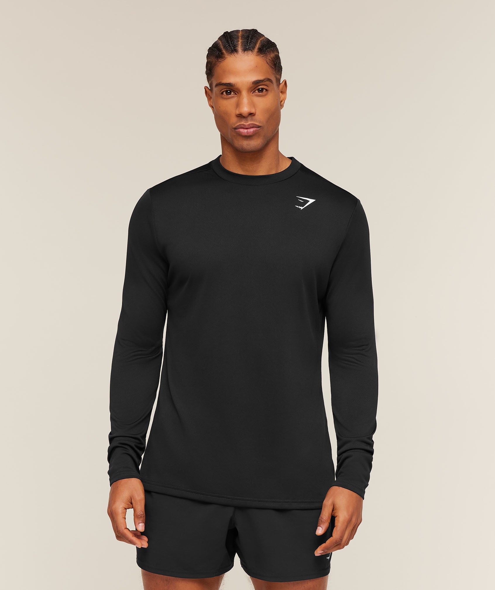 Gymshark Arrival Long Sleeve T-Shirt Black