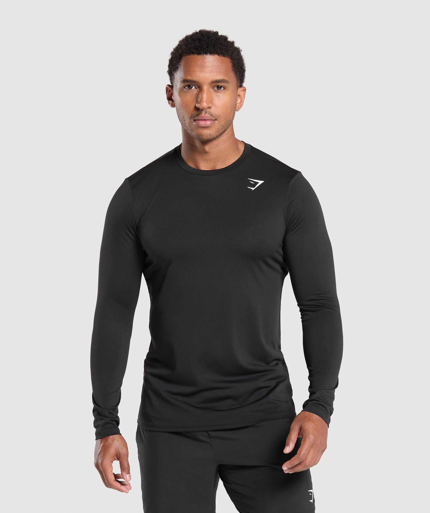 Gymshark Arrival Long Sleeve T-Shirt Black 3XL