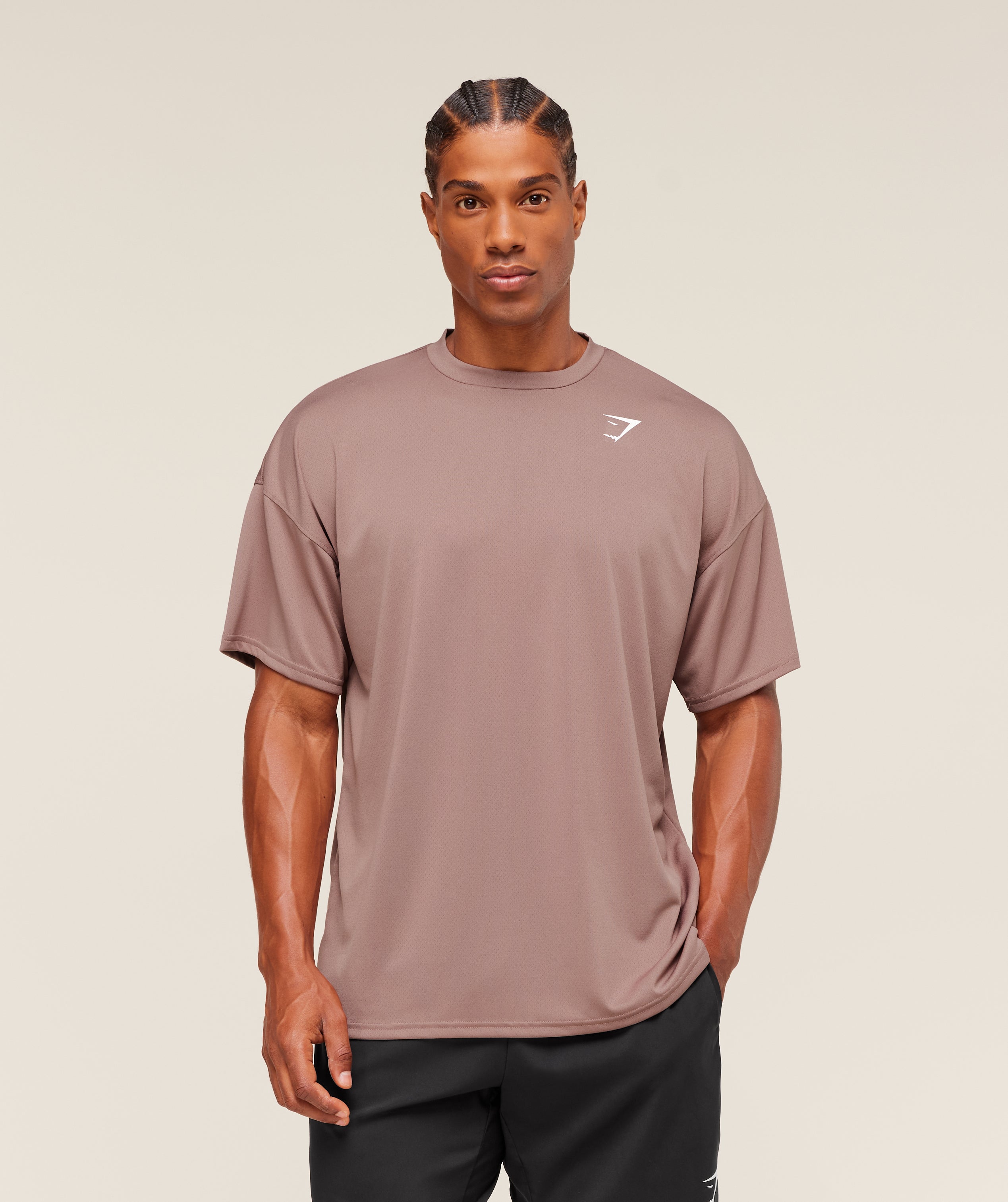Gymshark Arrival Oversized T-Shirt Chestnut Pink