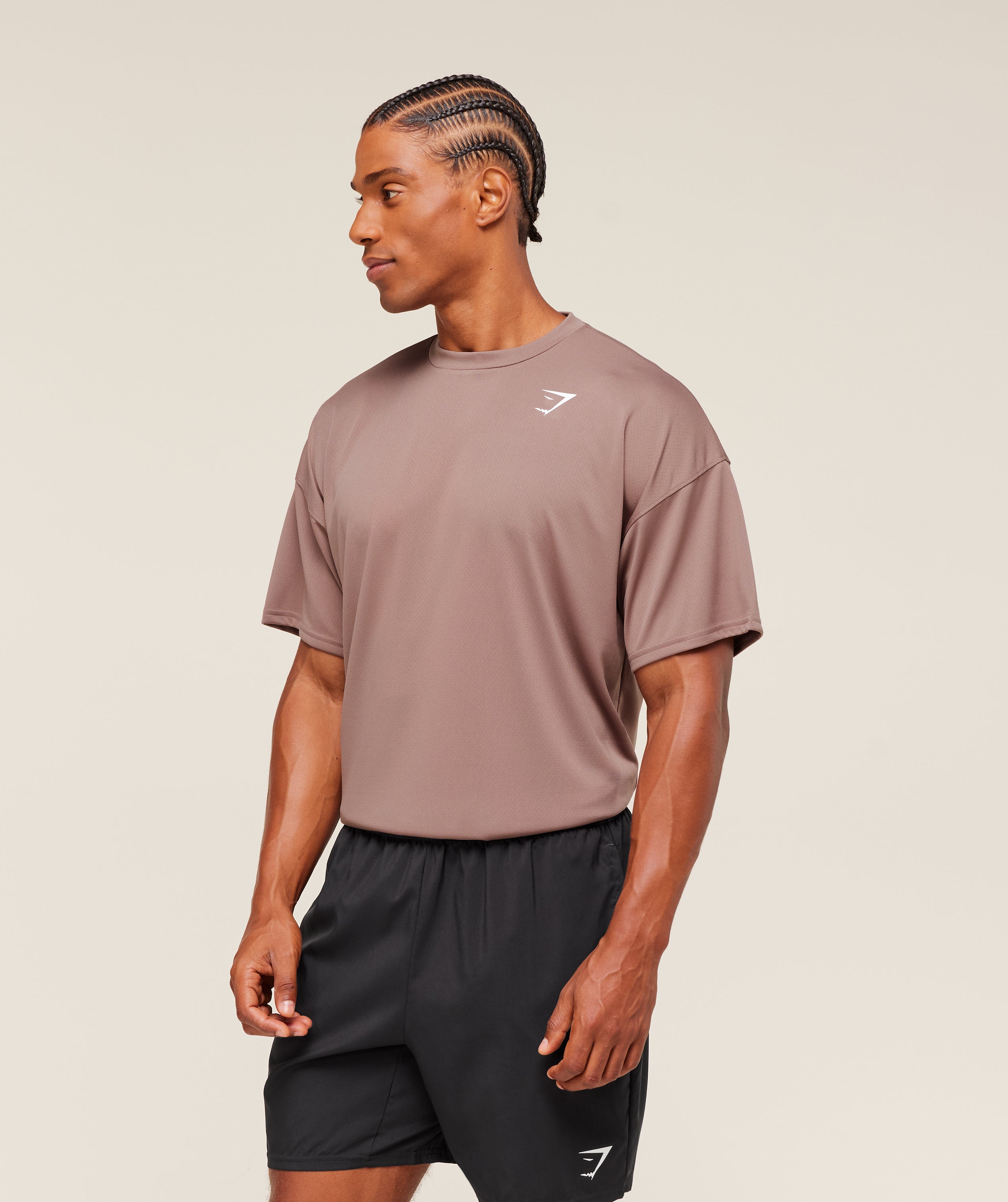 Gymshark Arrival Oversized T-Shirt Chestnut Pink