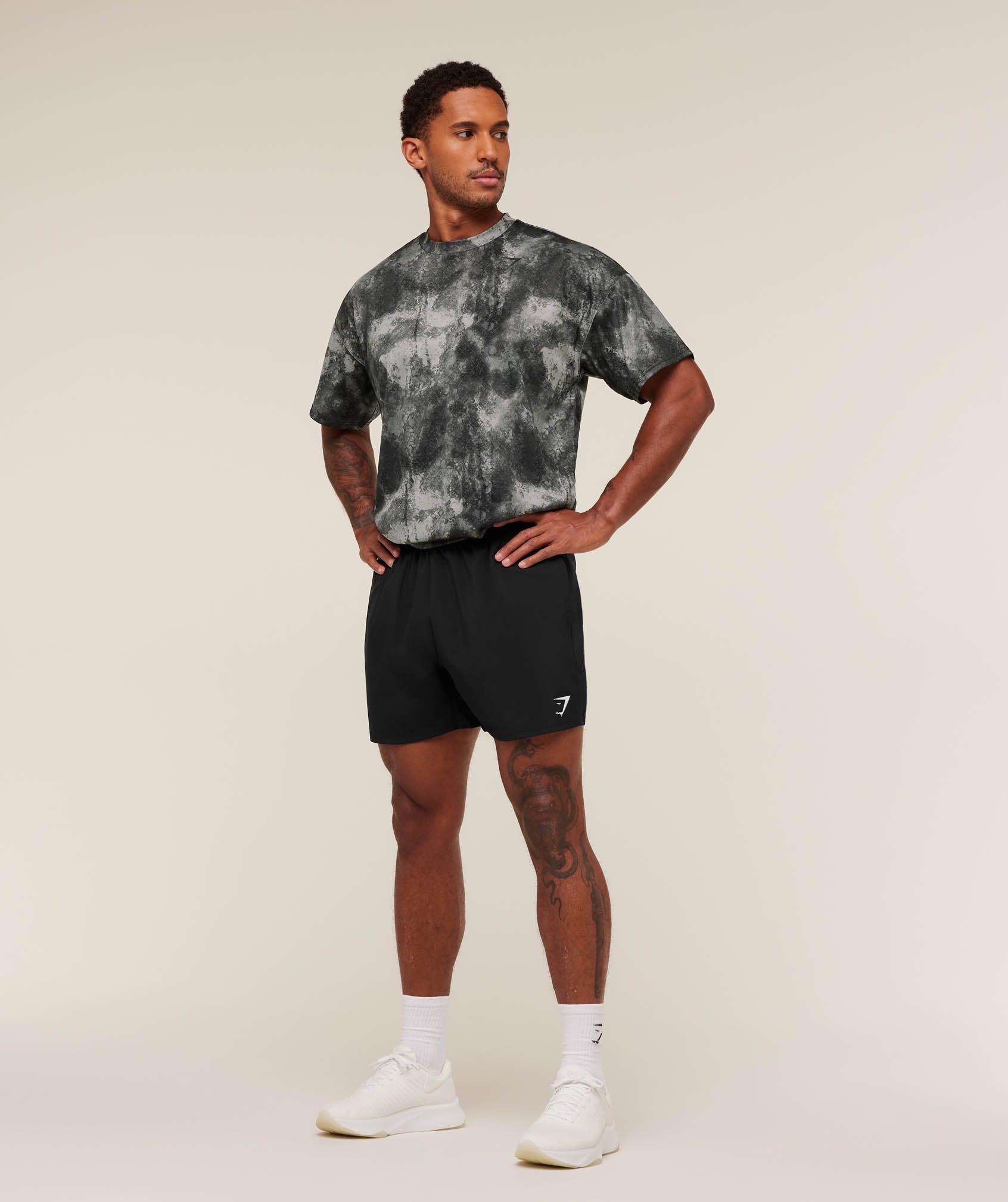 Gymshark Arrival Oversized T-Shirt Smokey Grey