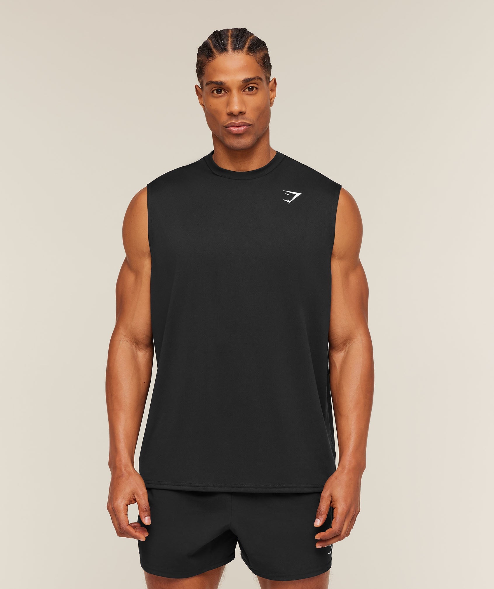 Gymshark Arrival Oversized Tank Black