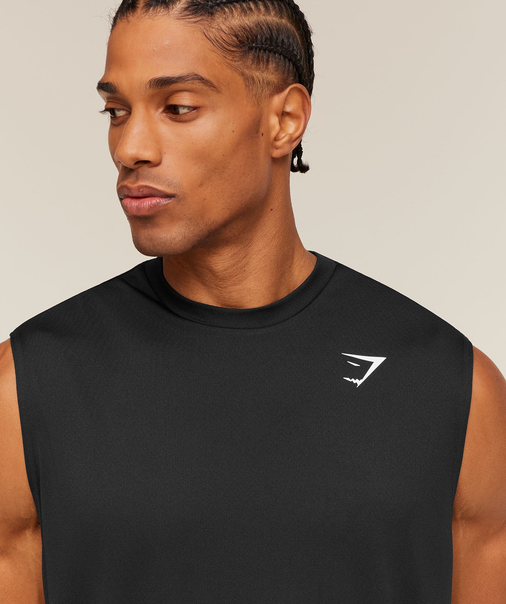 Gymshark Arrival Oversized Tank Black
