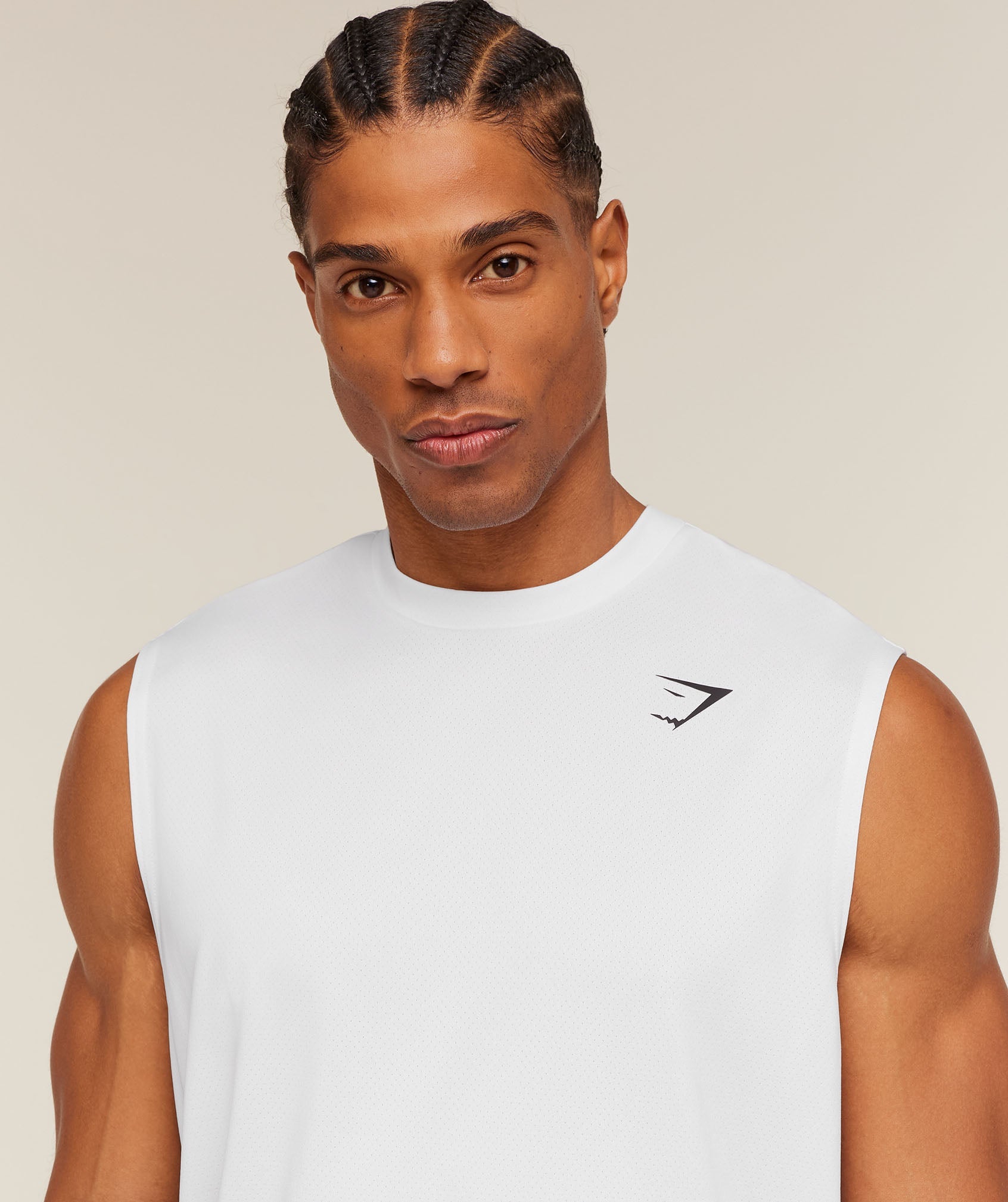 Gymshark Arrival Oversized Tank White