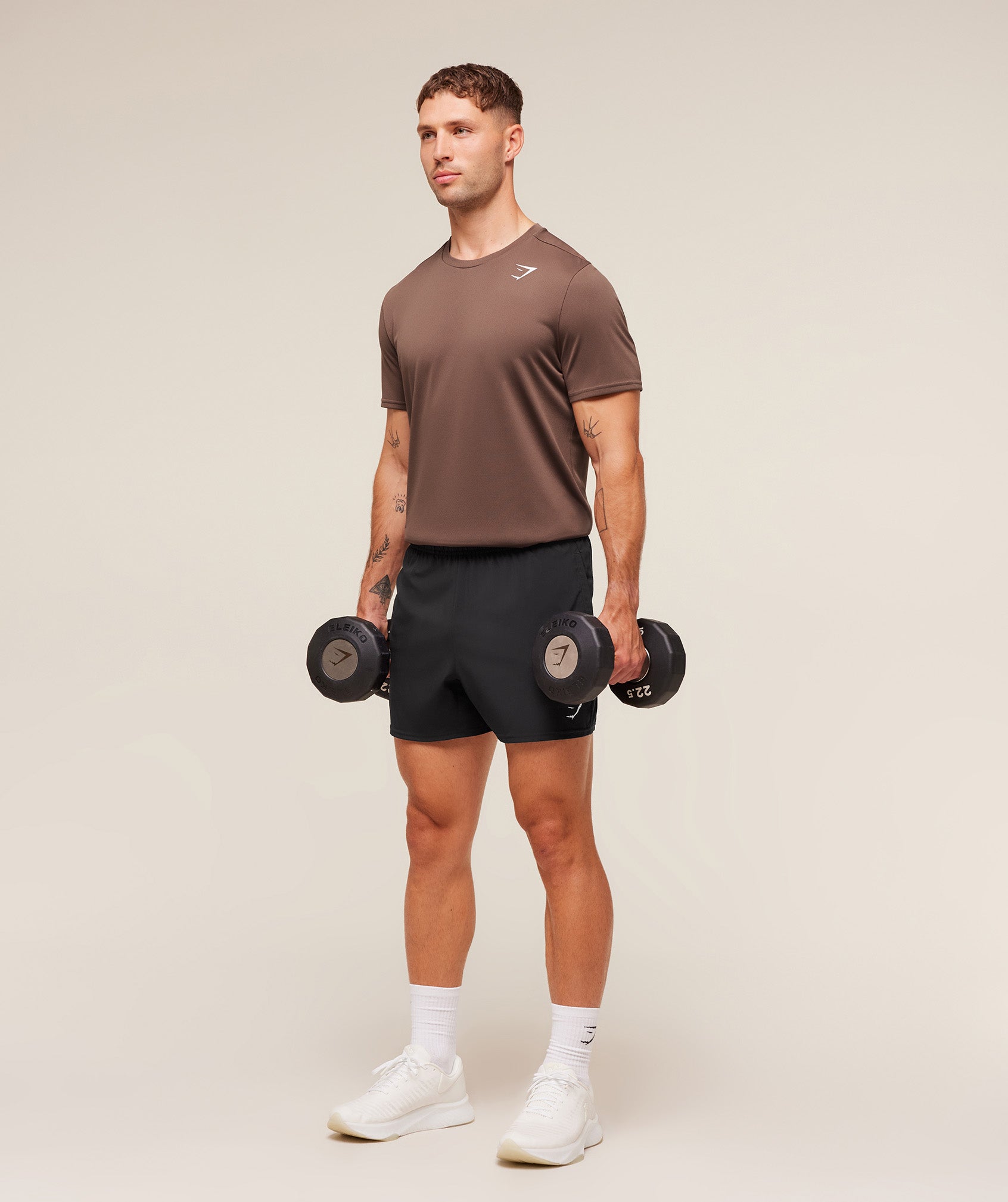 Gymshark Arrival T-Shirt Soft Brown