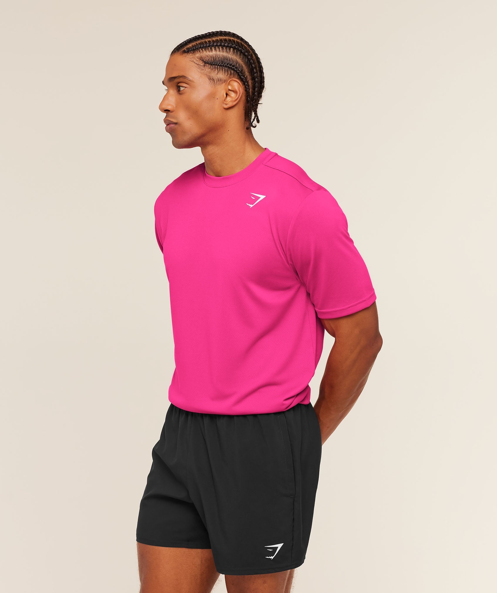 Gymshark Arrival T-Shirt Super-Set Pink