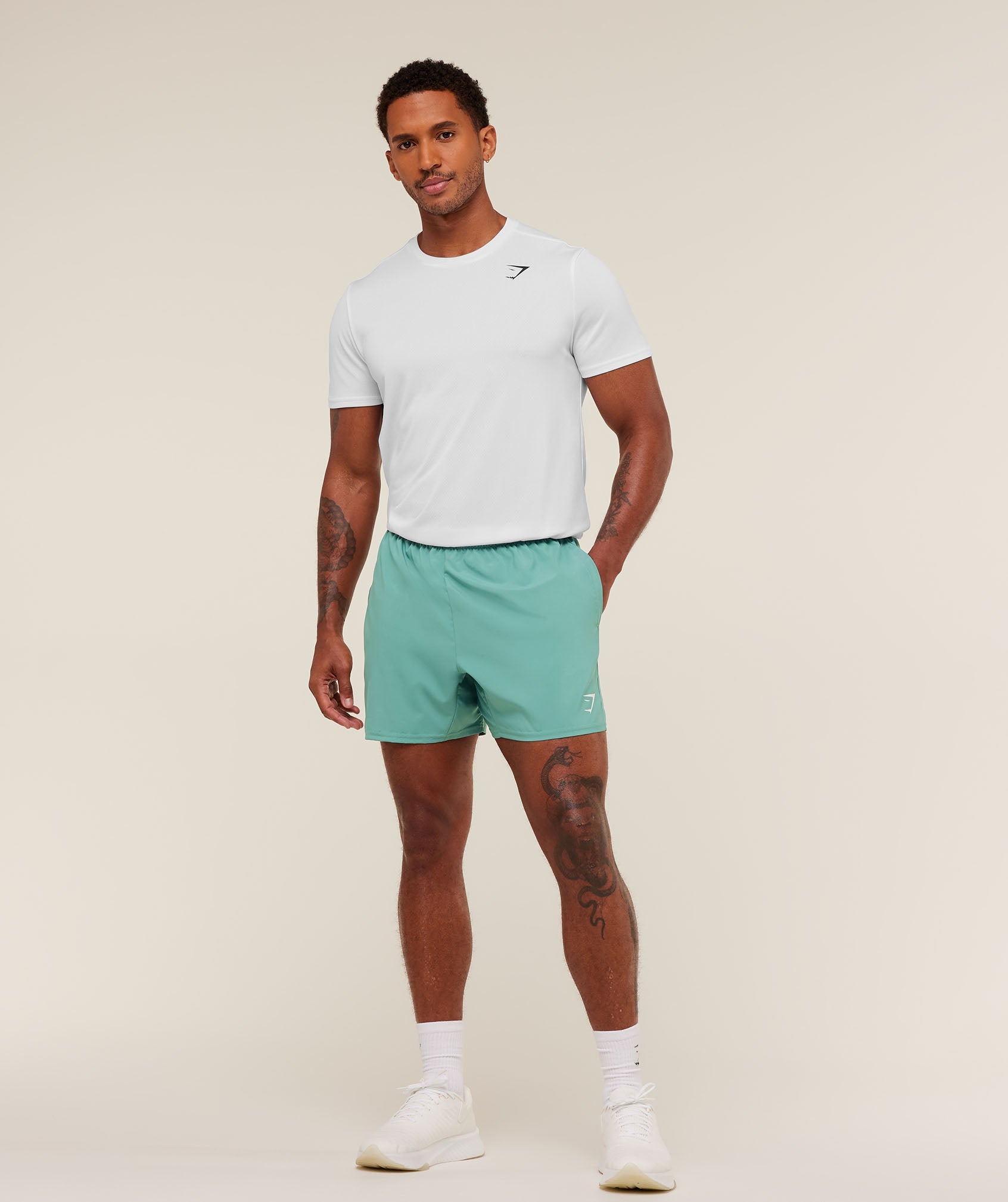 Gymshark Arrival 5" Shorts Muted Teal