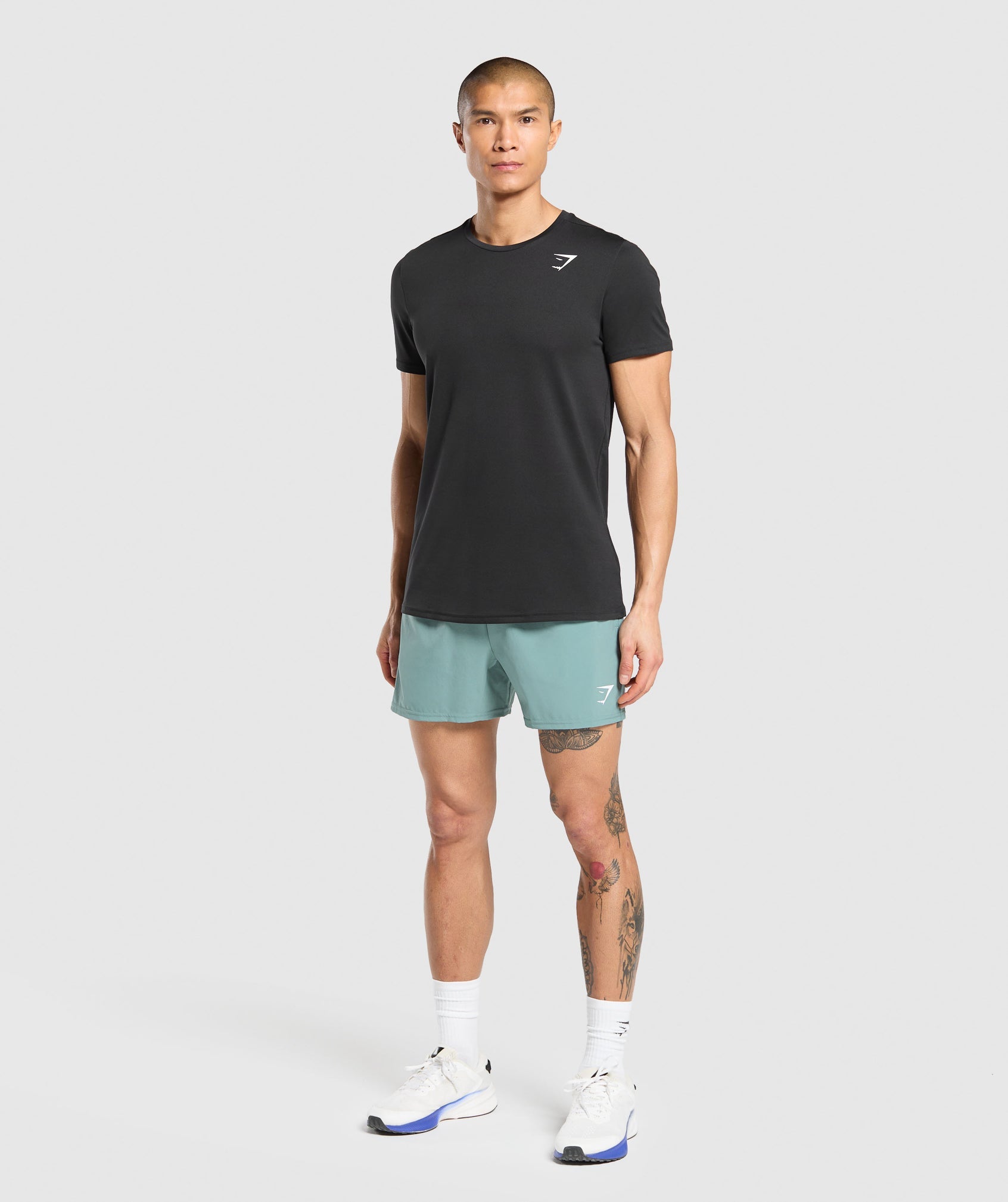 Gymshark Arrival 5" Shorts Celeste Blue