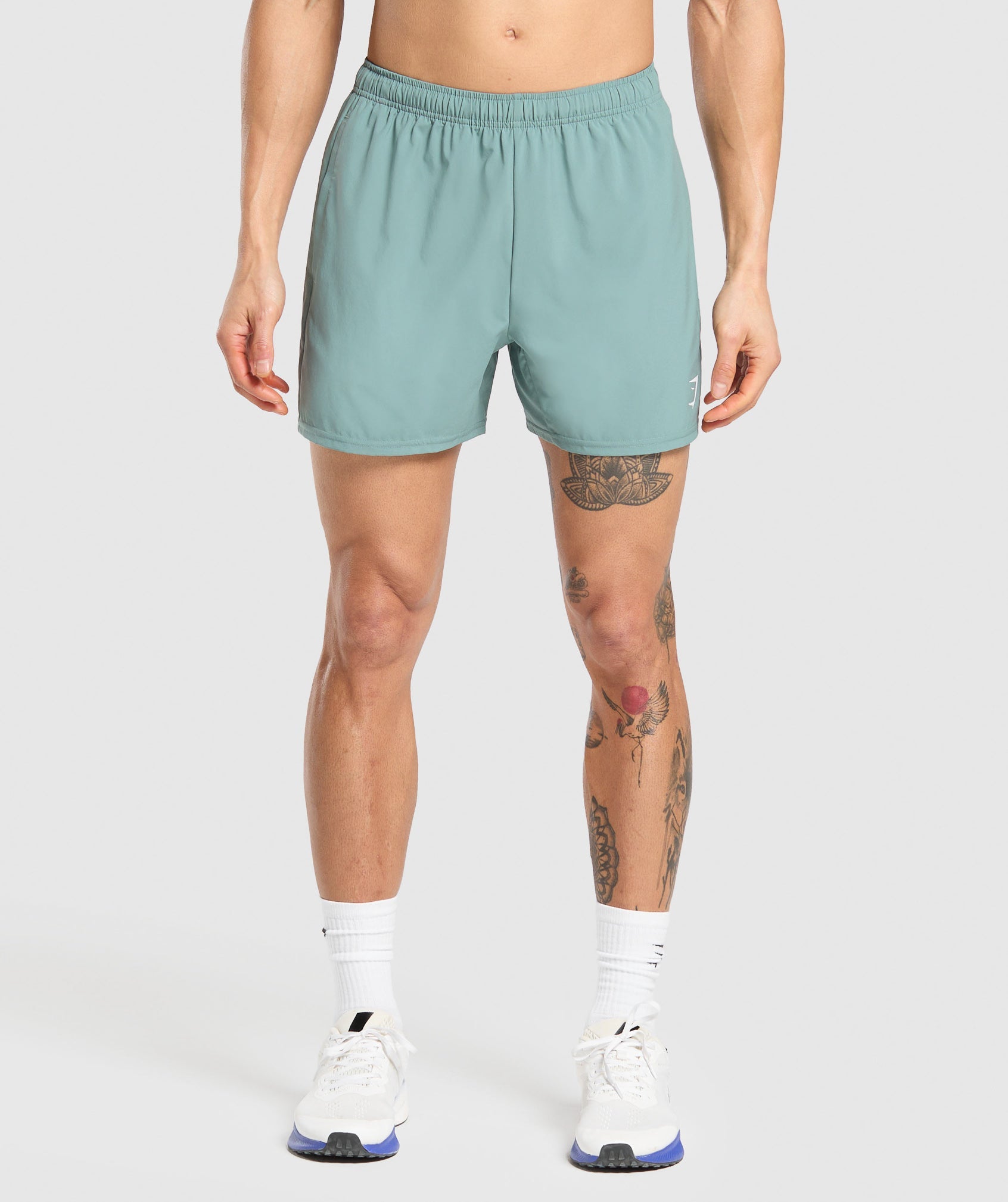 Gymshark Arrival 5" Shorts Celeste Blue