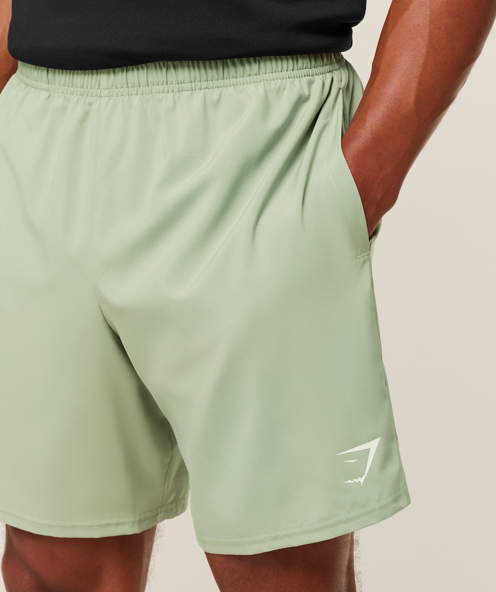 Gymshark Arrival 7" Shorts Gs Haze Green