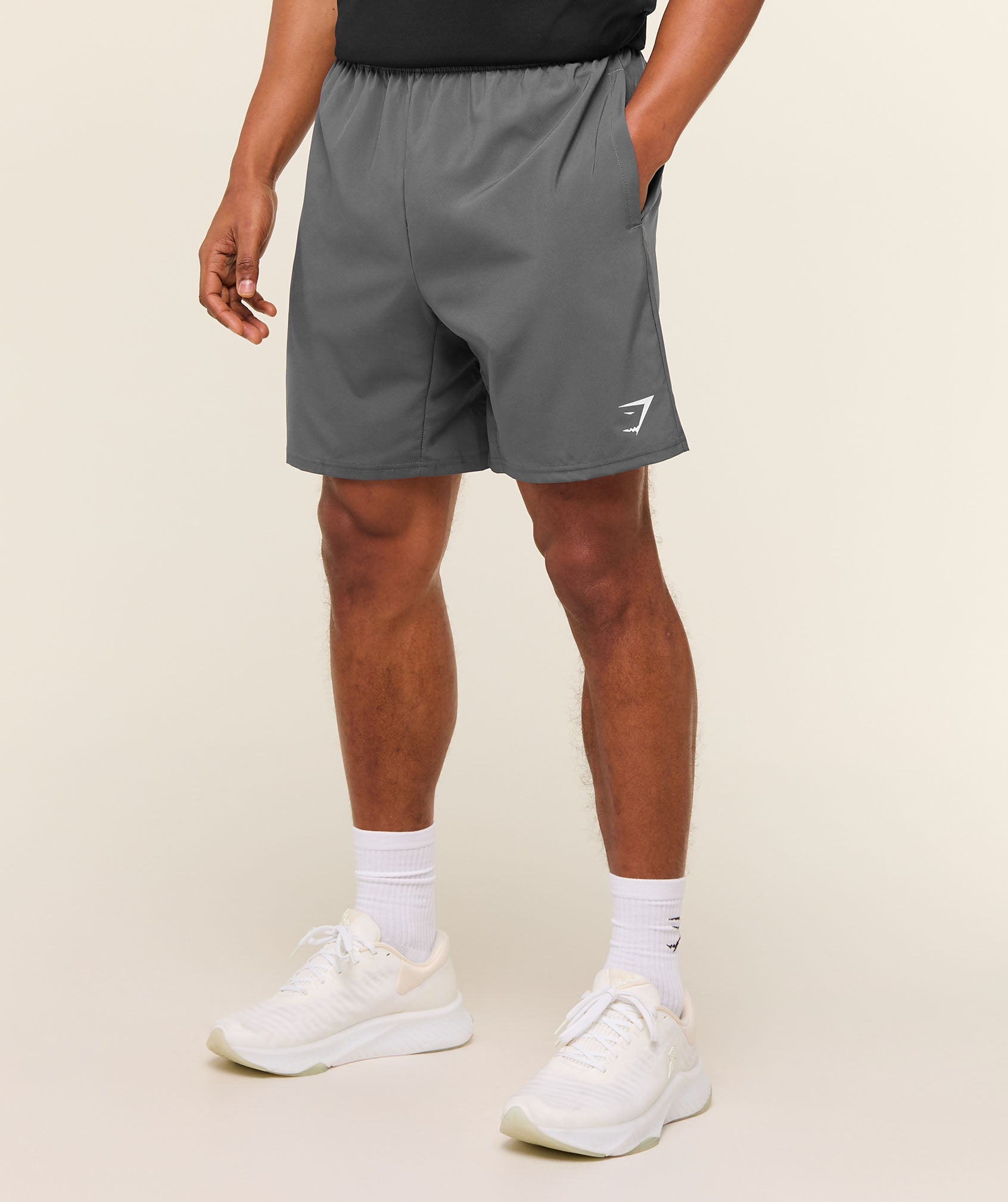 Gymshark Arrival 7" Shorts Silhouette Grey