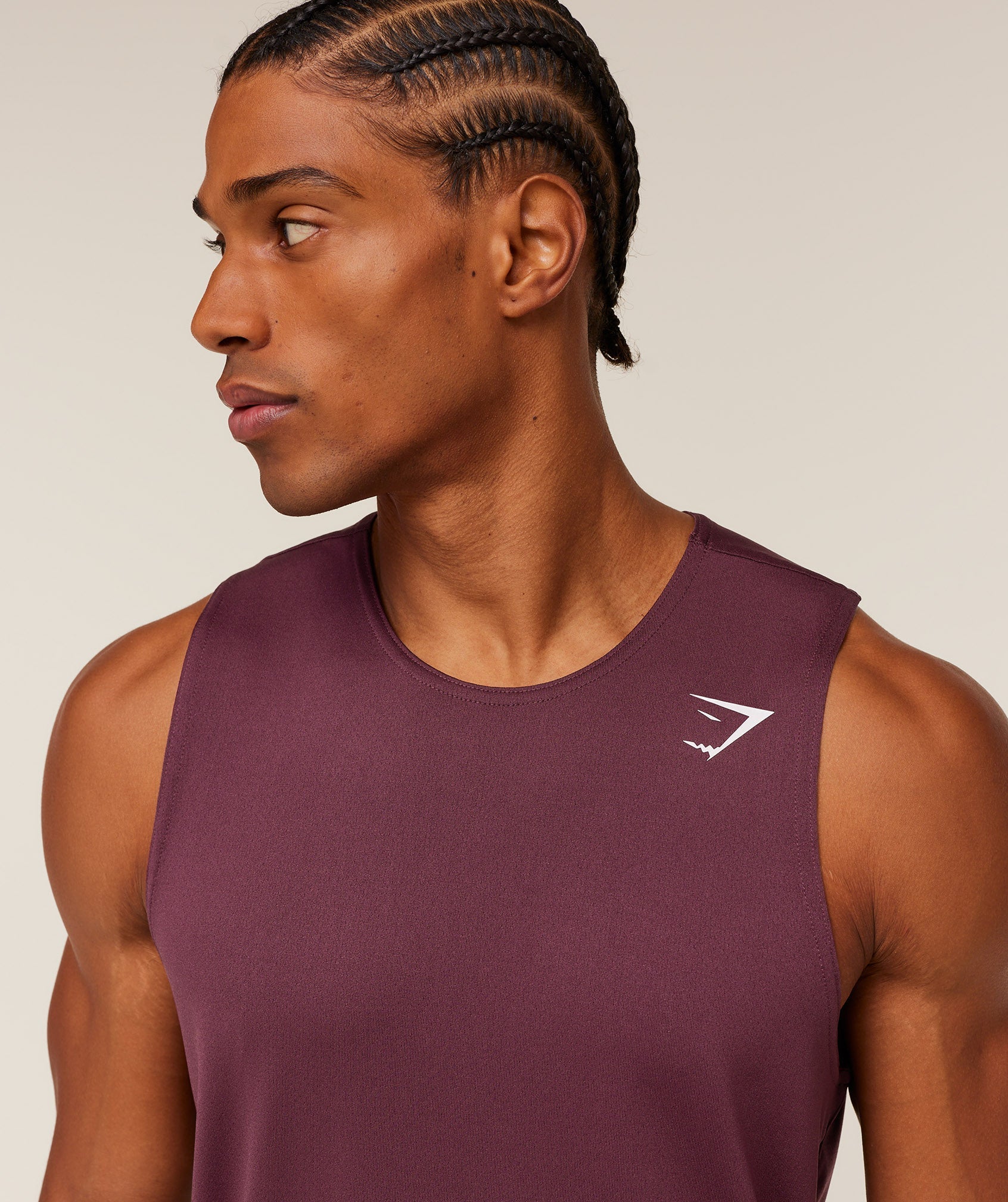 Gymshark Arrival Tank Gs Impact Burgundy
