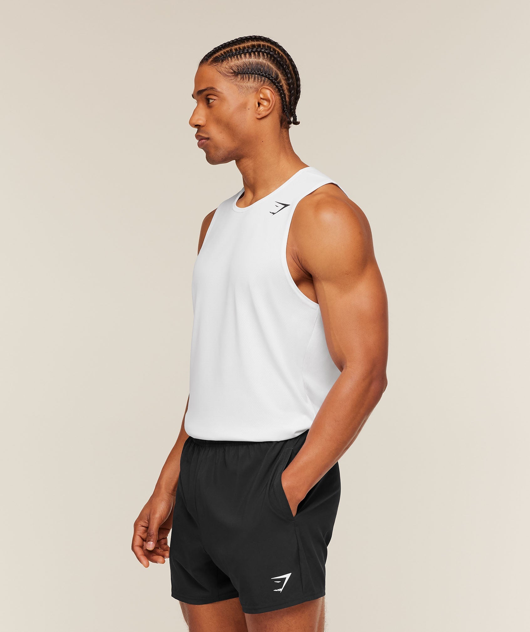 Gymshark Arrival Tank White