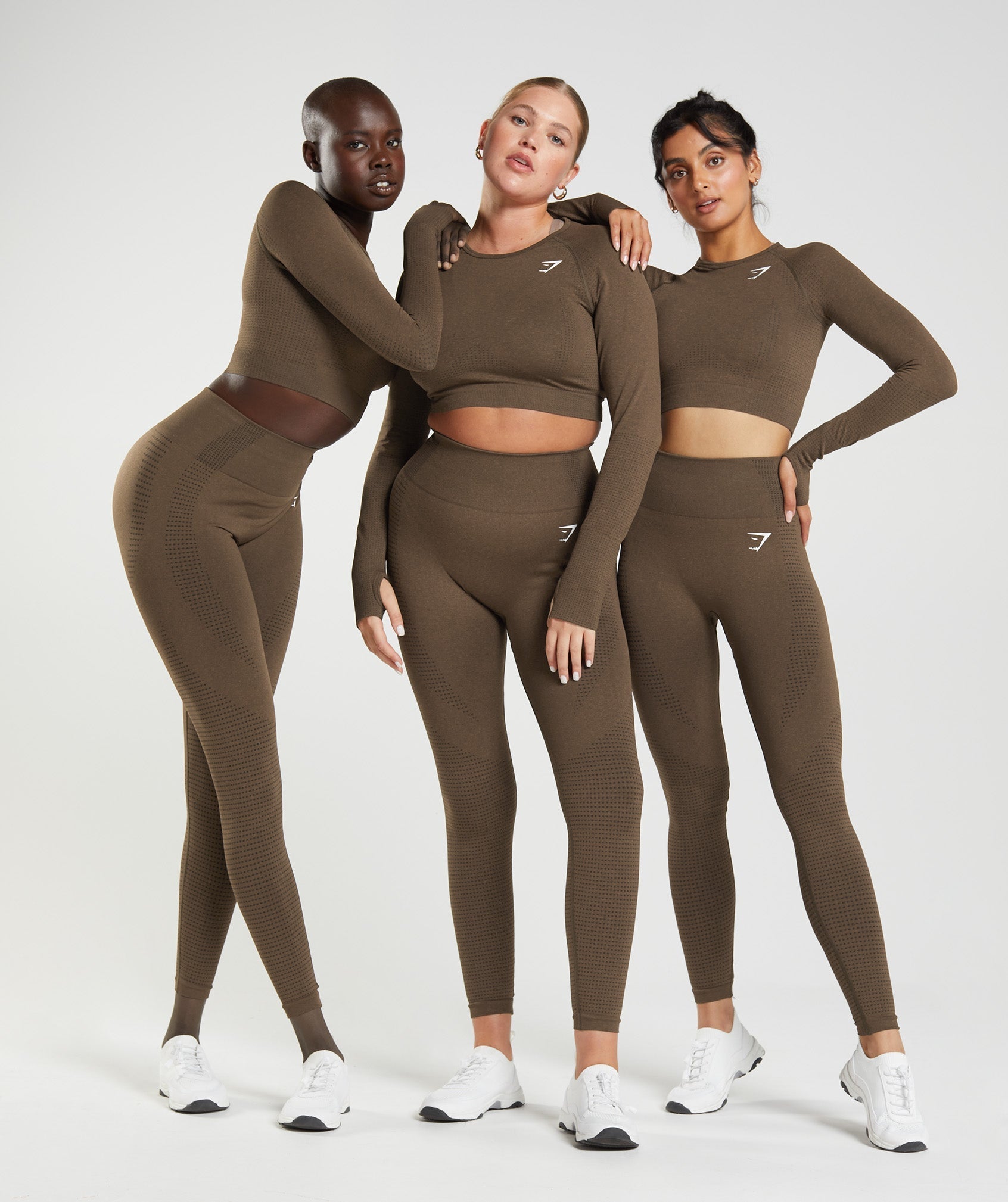 Women's Gymshark Vital Seamless 2.0 Leggings Espresso Marl
