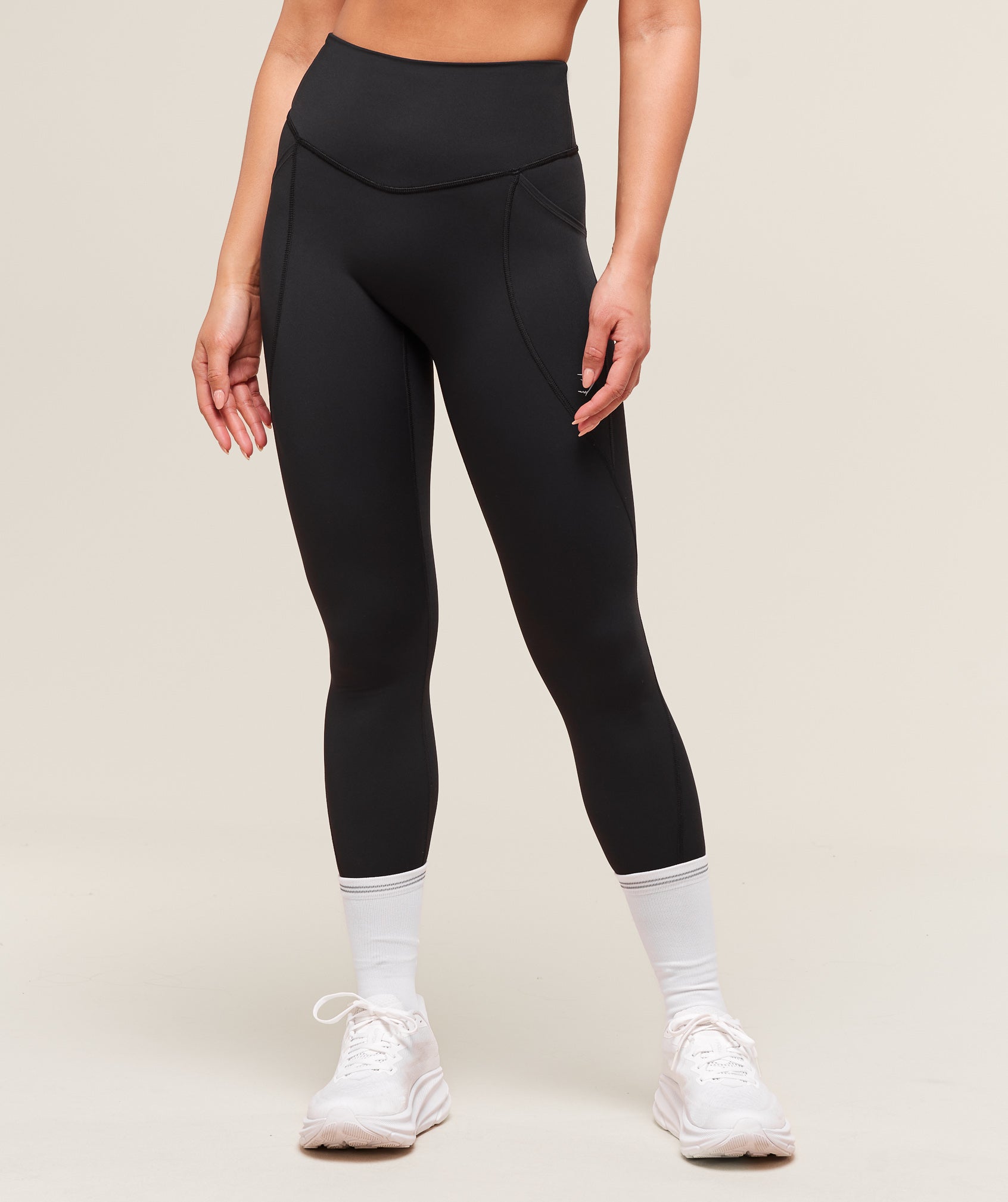 Women's Gymshark Running Pocket Leggings Black