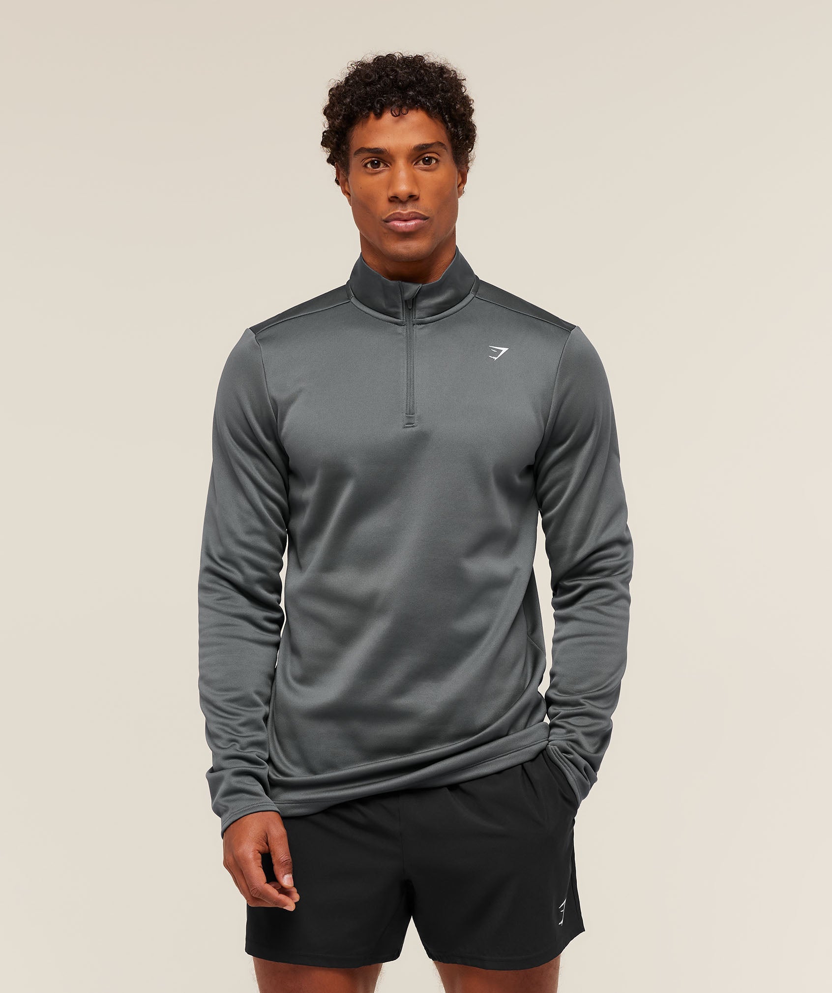 Gymshark Training 1/4 Zip Graphite Grey