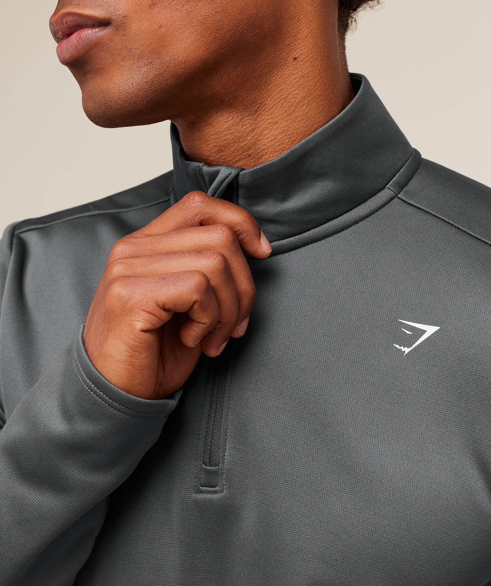 Gymshark Training 1/4 Zip Graphite Grey