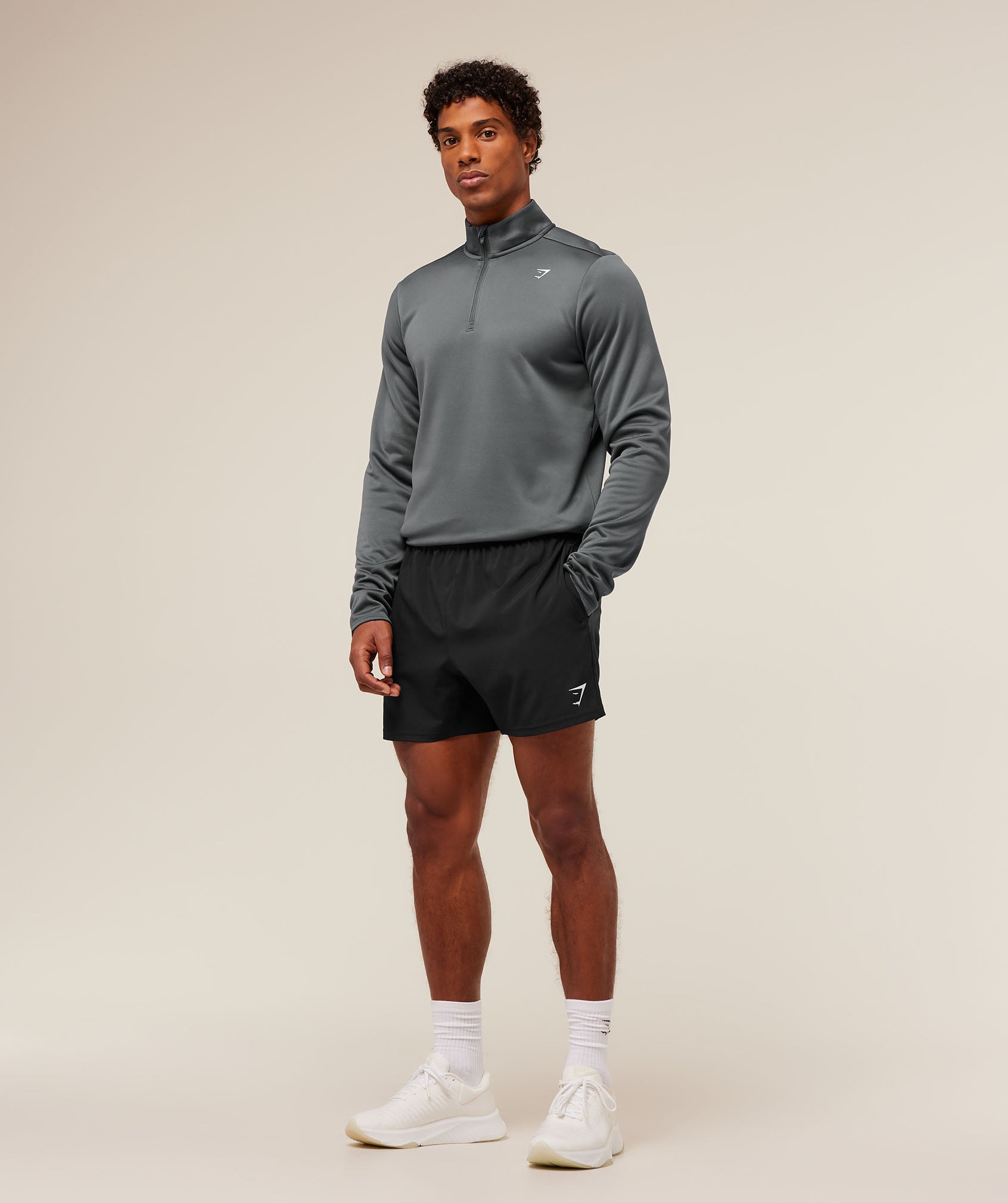Gymshark Training 1/4 Zip Graphite Grey