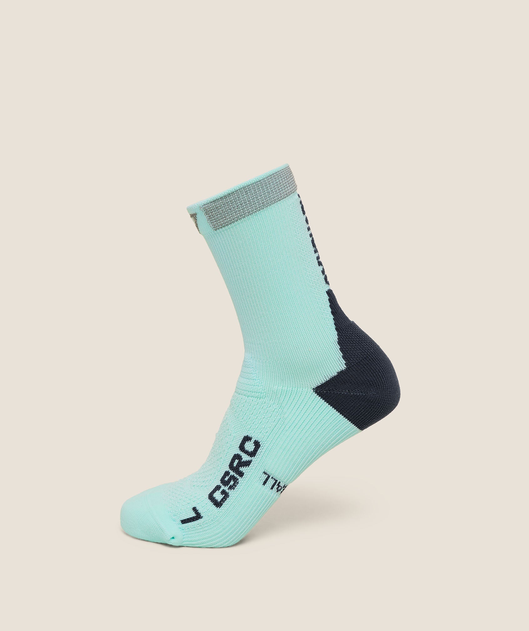 Gymshark Running Elite Crew Sock Single Pop Turquoise