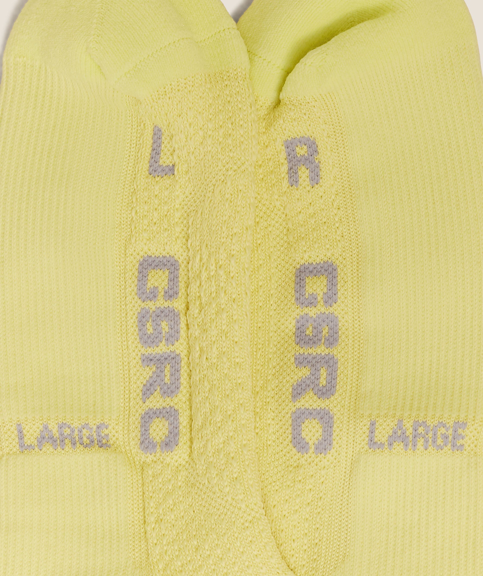 Women's Gymshark Running Elite Crew Sock Single Sorbet Yellow