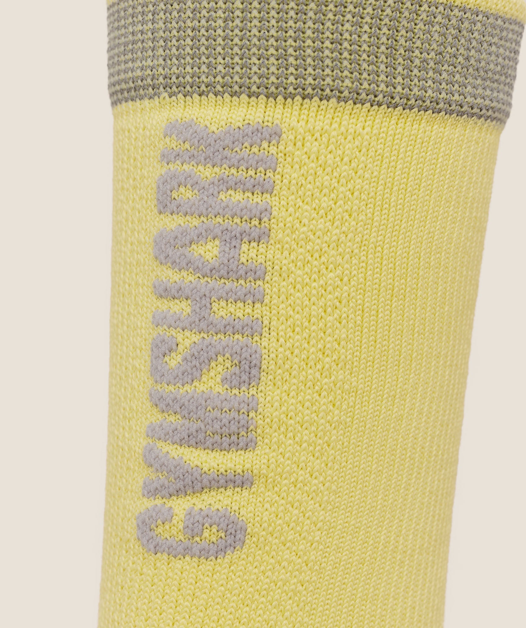 Women's Gymshark Running Elite Crew Sock Single Sorbet Yellow