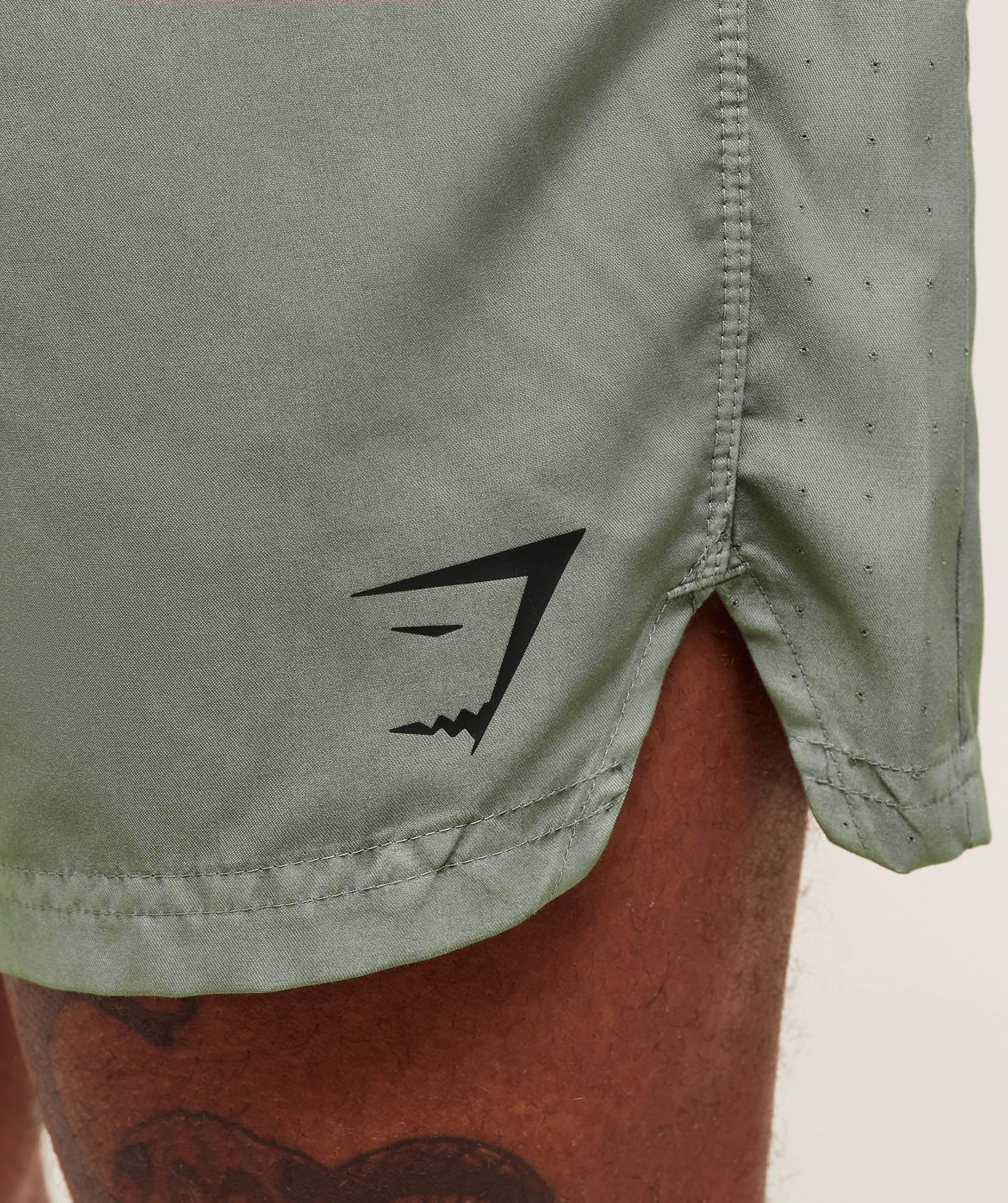 Gymshark Fit Light 7" Shorts Strength Green