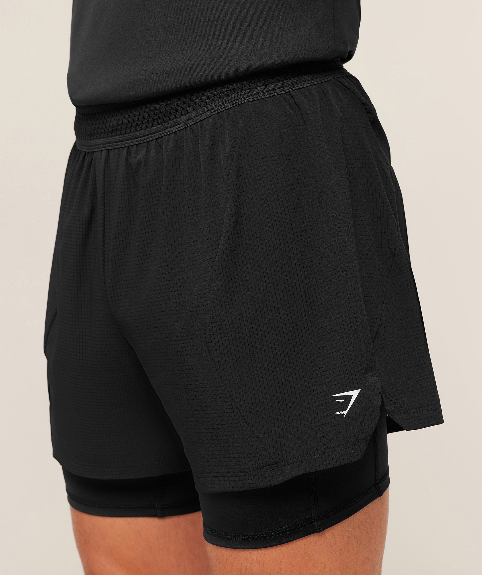 Gymshark Running 4" 2In1 Shorts Black