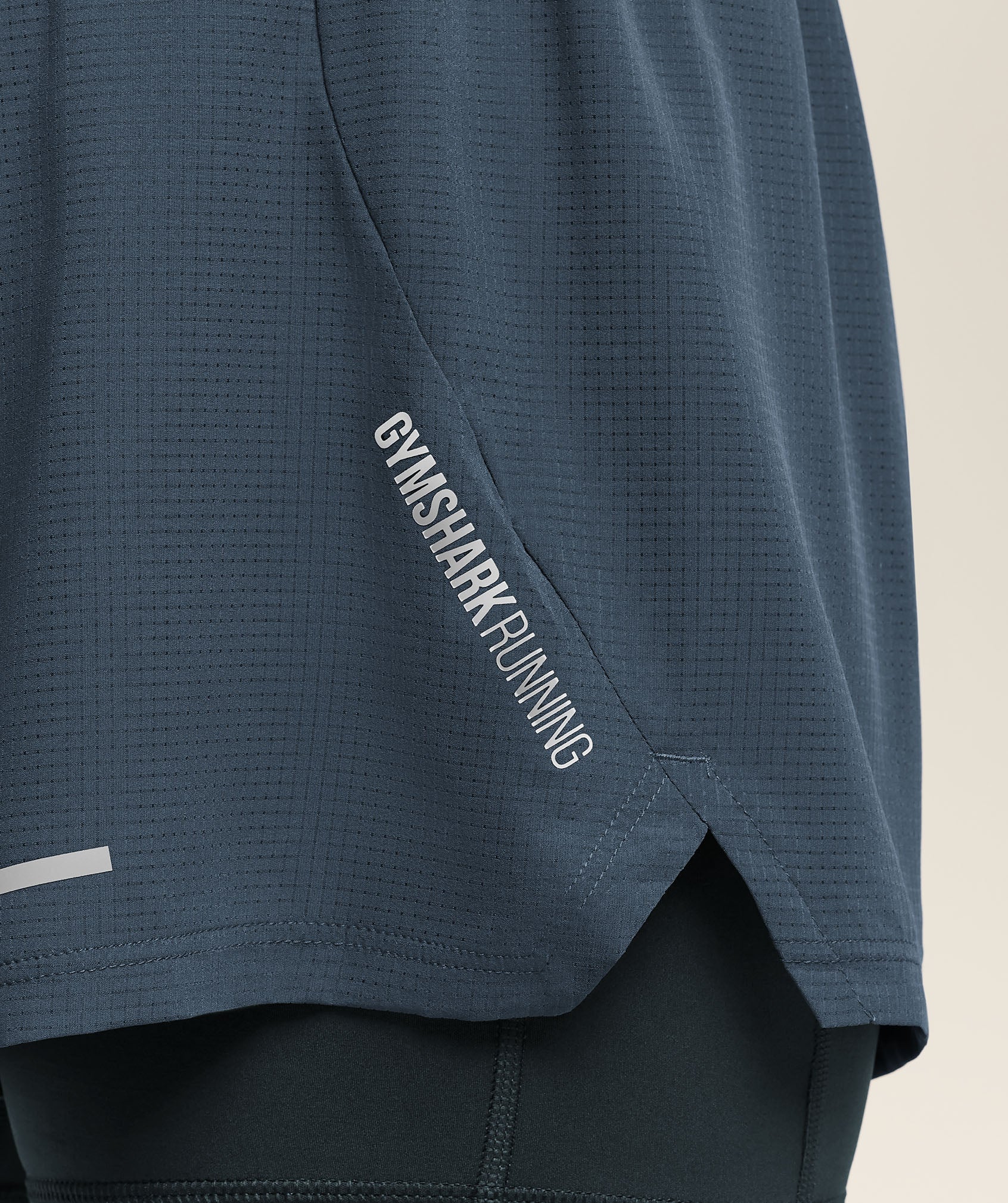 Gymshark Running 4" 2In1 Shorts Gs Stealth Blue