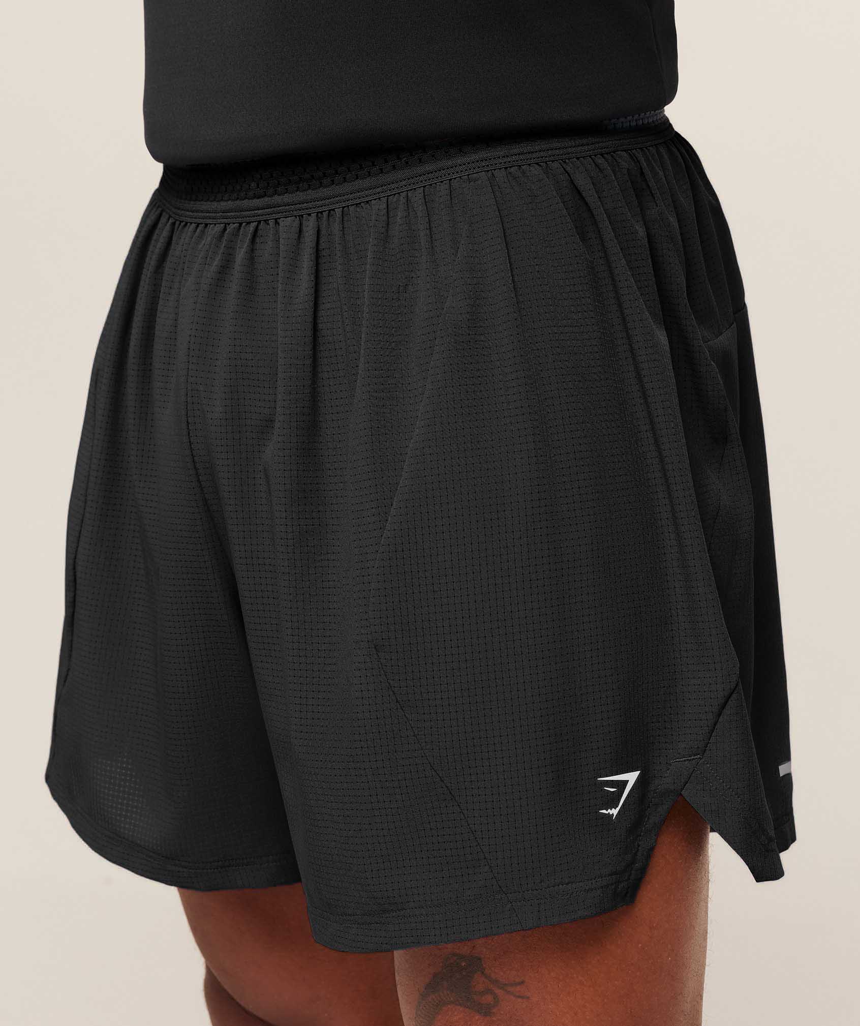 Gymshark Running 5" Shorts Black
