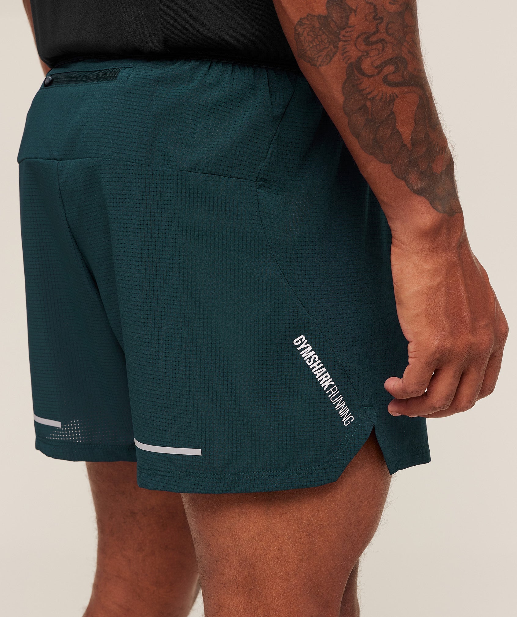 Gymshark Running 5" Shorts Deep Petrol Blue