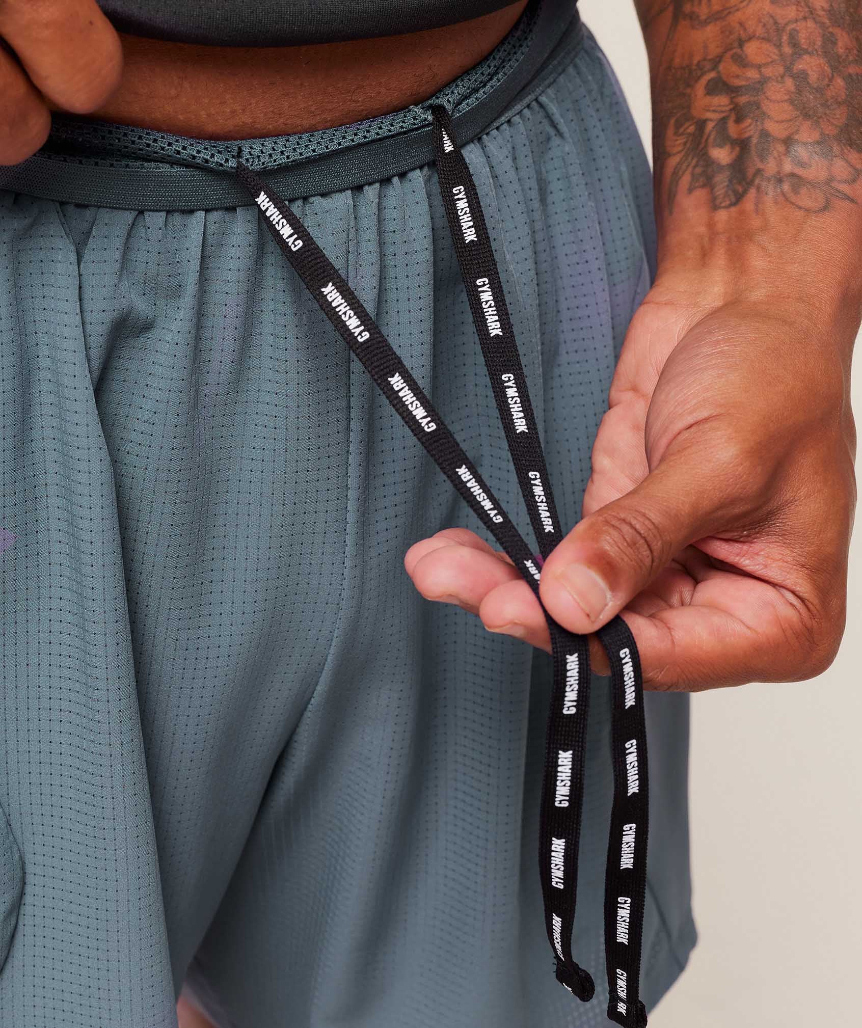 Gymshark Running 5" Shorts Iron Blue