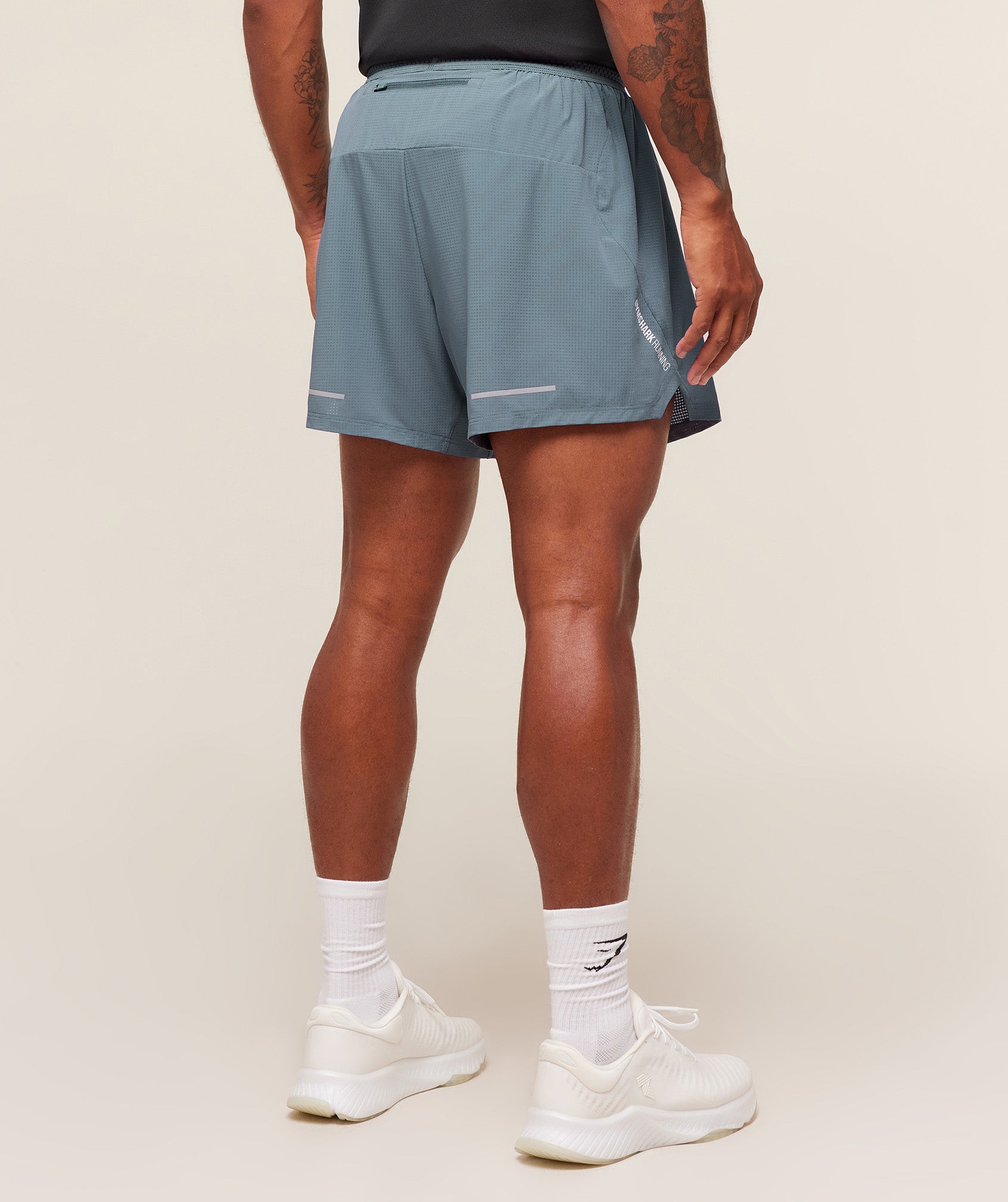 Gymshark Running 5" Shorts Iron Blue