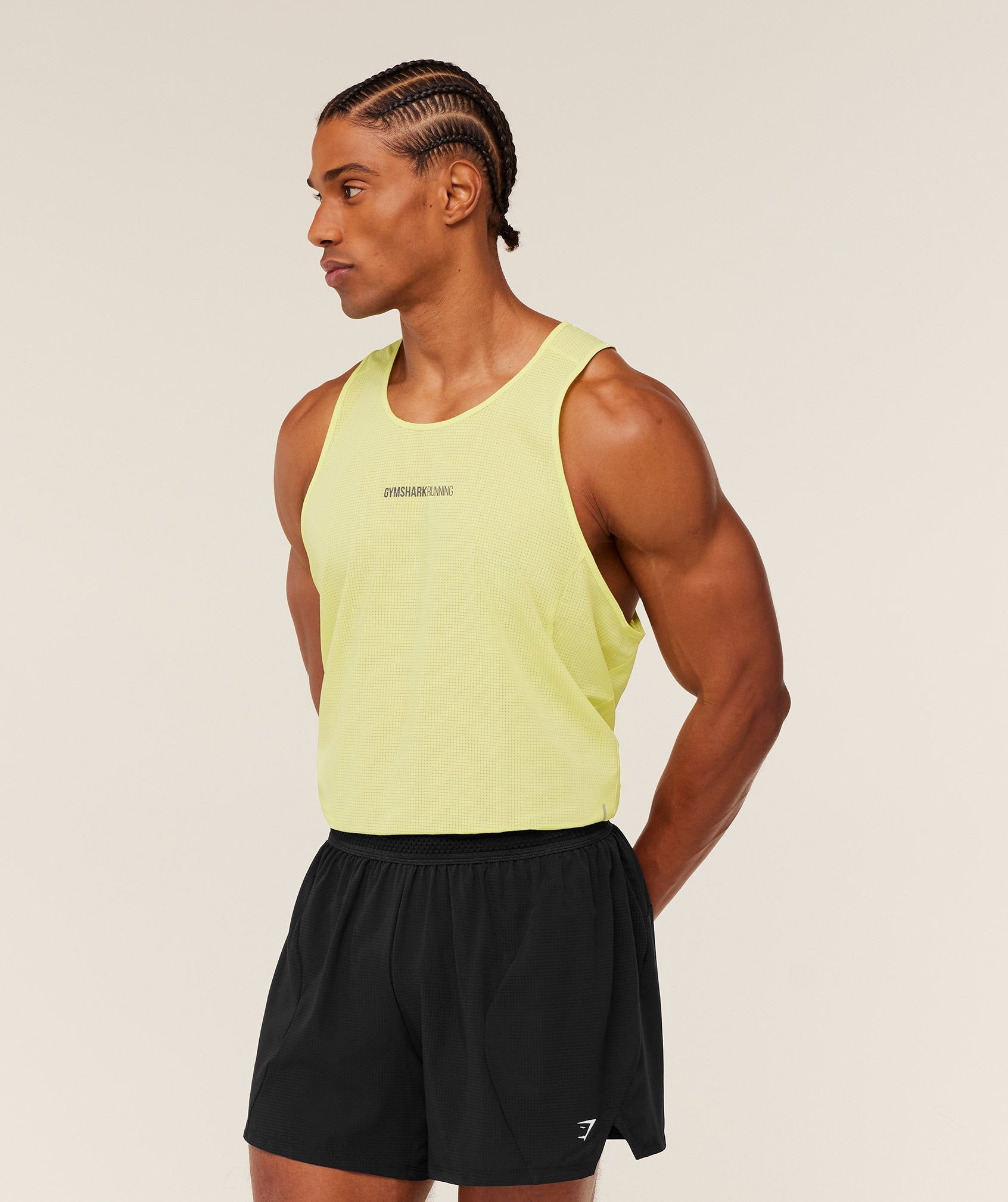Gymshark Running Tank Sorbet Yellow