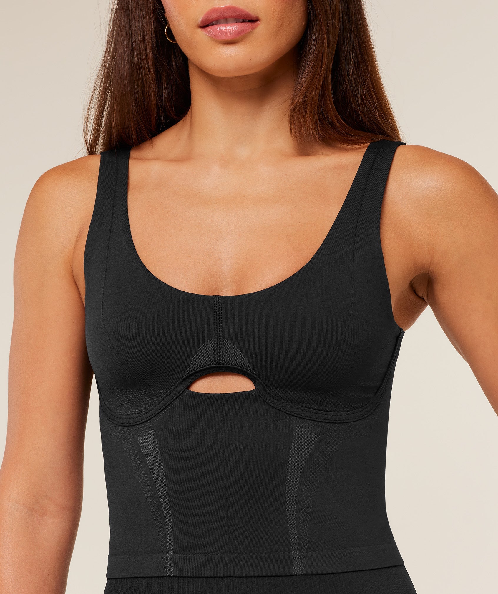 Women's Gymshark Weekend Seamless Tank Top Gs Black