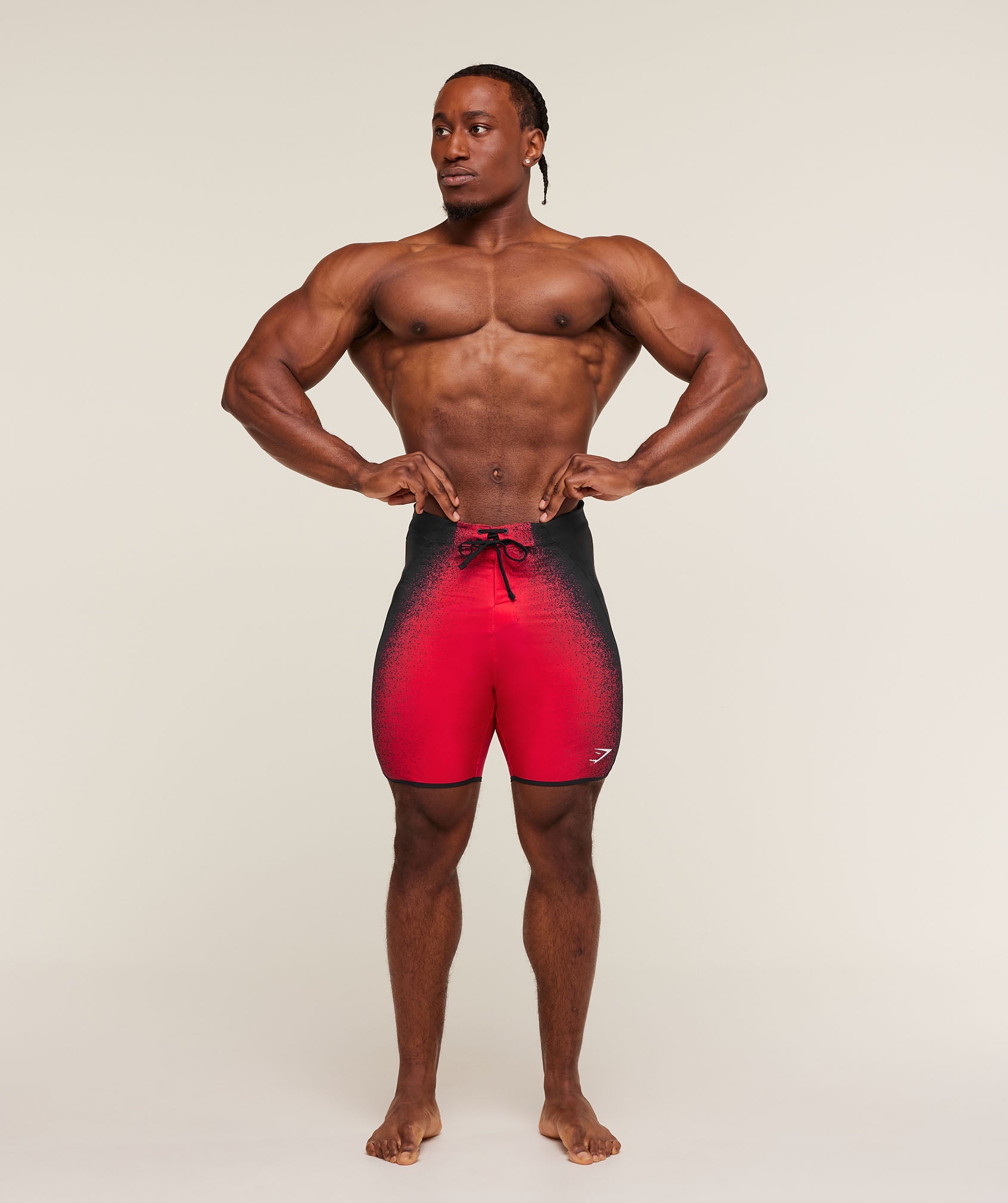 Gymshark Rt Competition Board Short Gs Athletic Red