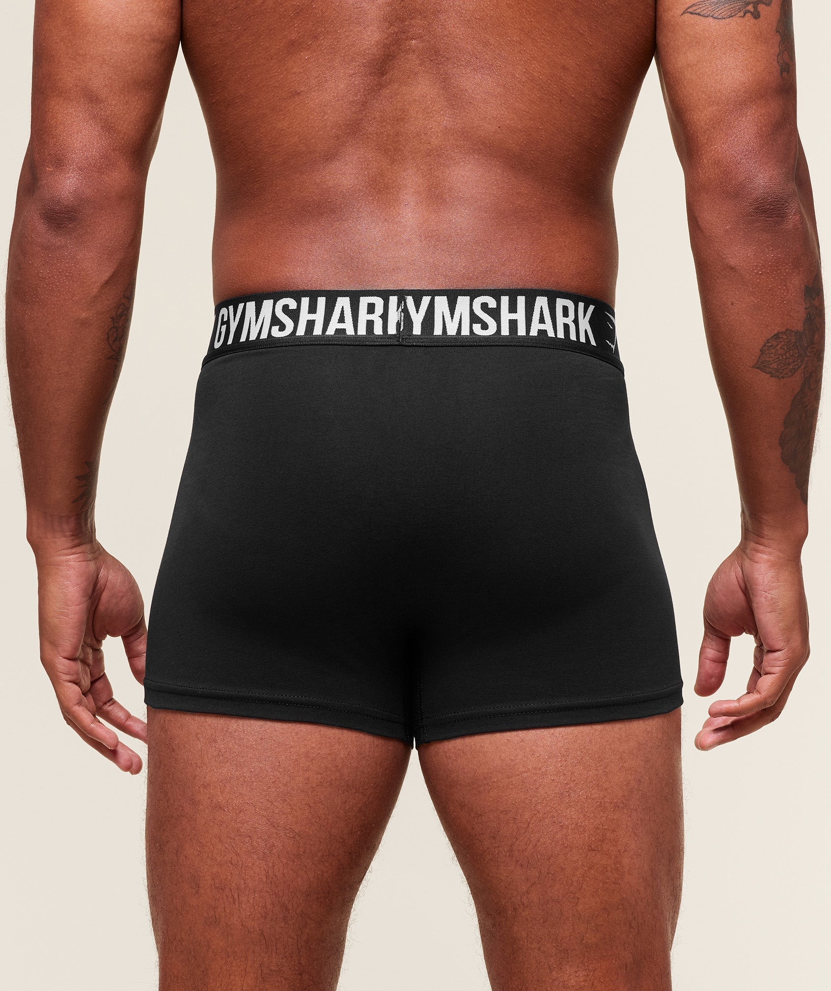 Gymshark Boxer Brief 7Pk Black