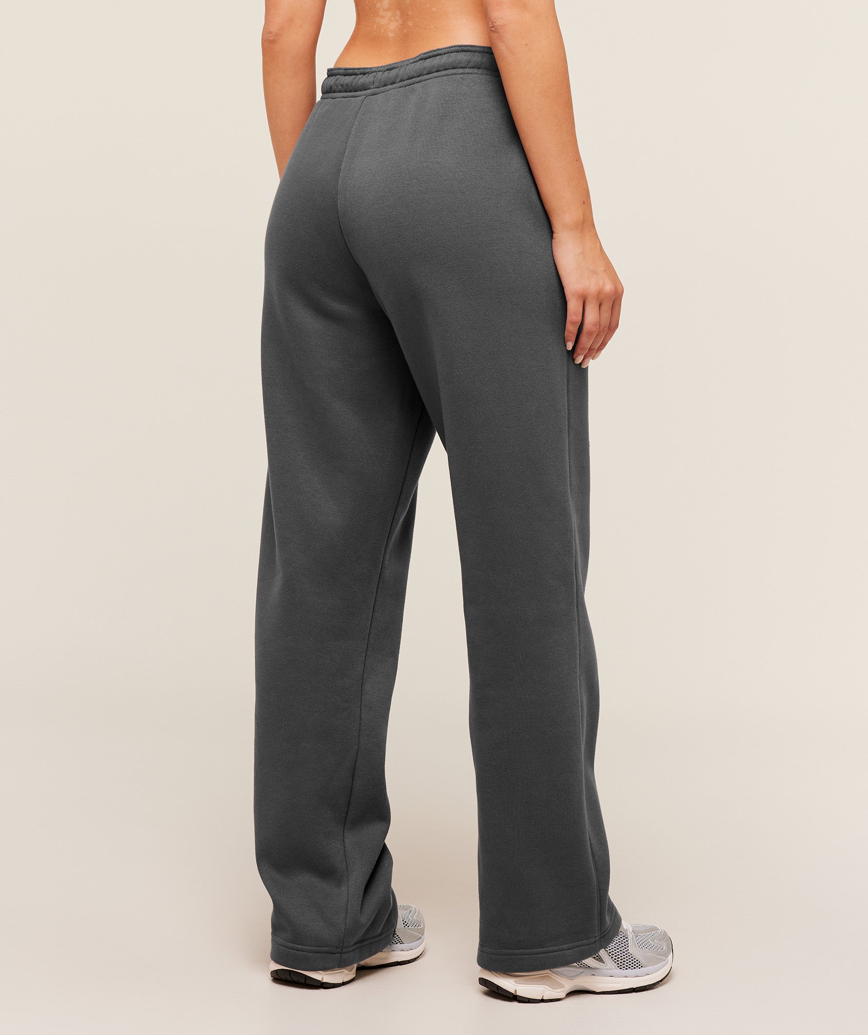 Women's Gymshark Cosy Luxe Straight Leg Regular Joggers Onyx Grey