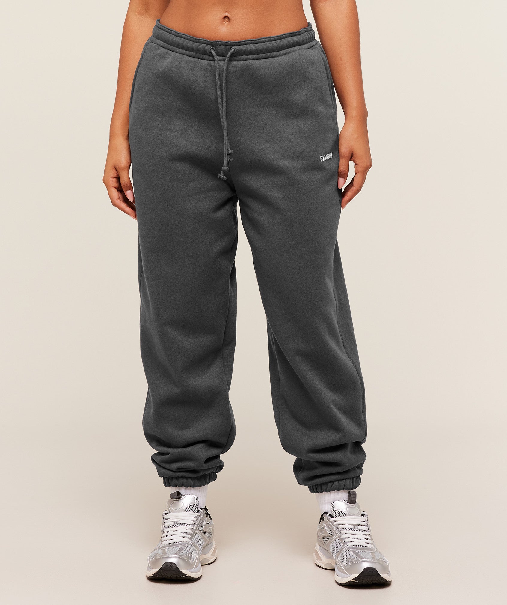 Women's Gymshark Cosy Luxe Cuffed Joggers Grey