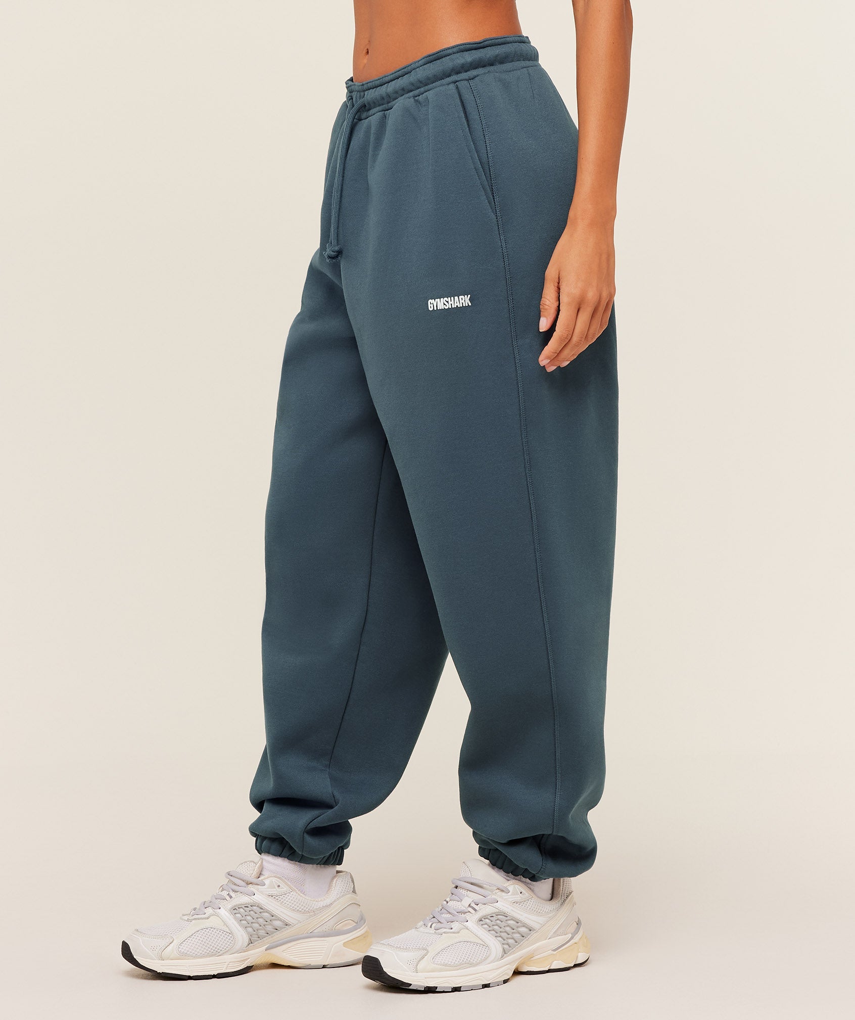 Women's Gymshark Cosy Luxe Cuffed Joggers Gs Stealth Blue
