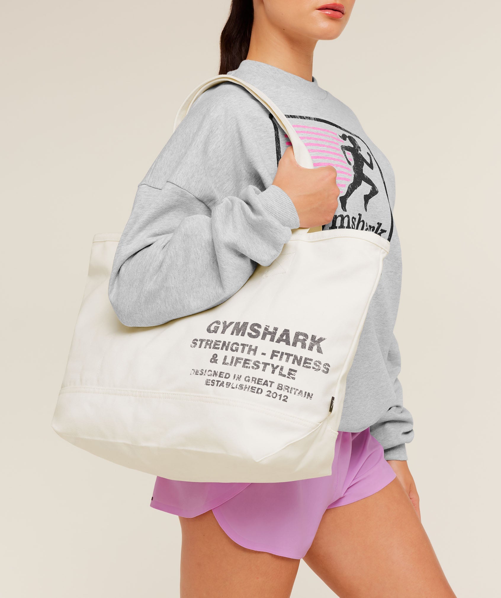 Women's Gymshark Gymshark Strength Tote Gs Soft White