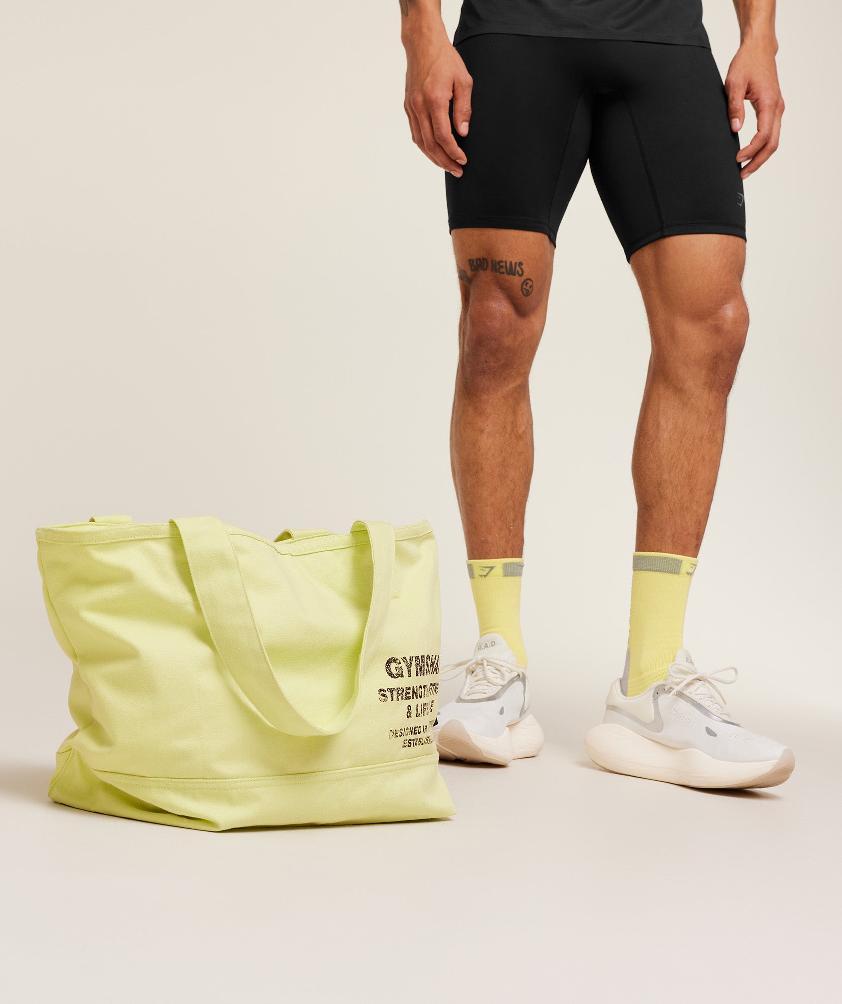 Women's Gymshark Gymshark Strength Tote Sorbet Yellow