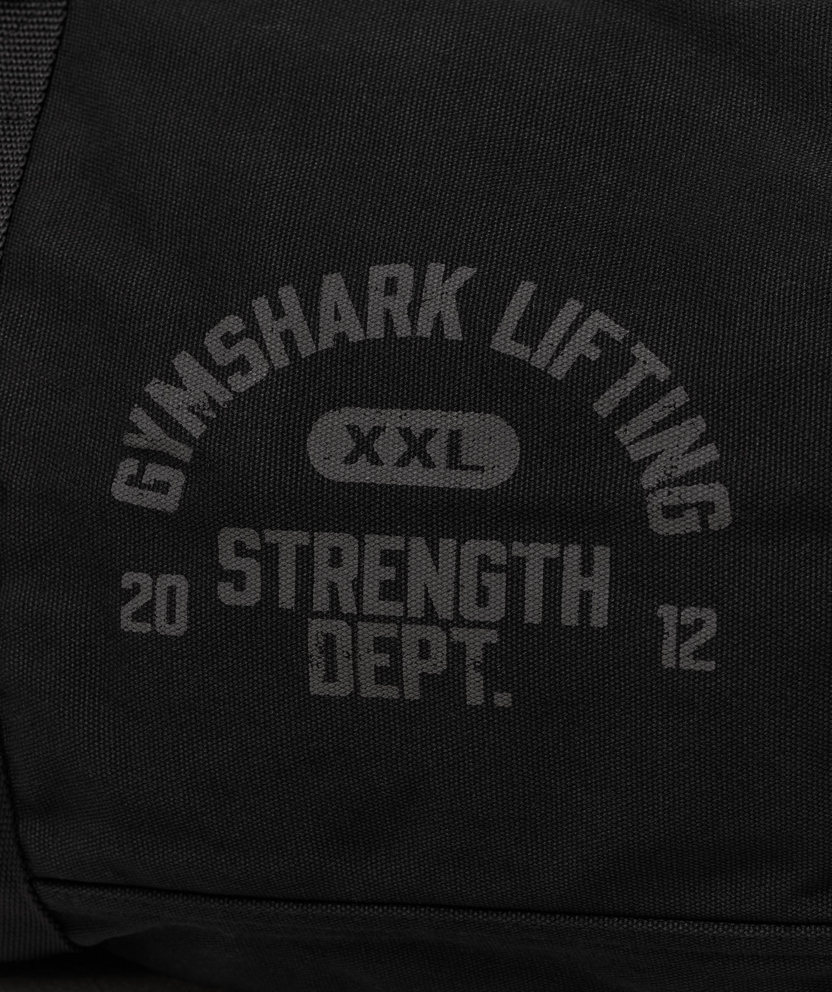 Gymshark Strength Dept Canvas Duffle Bag Black