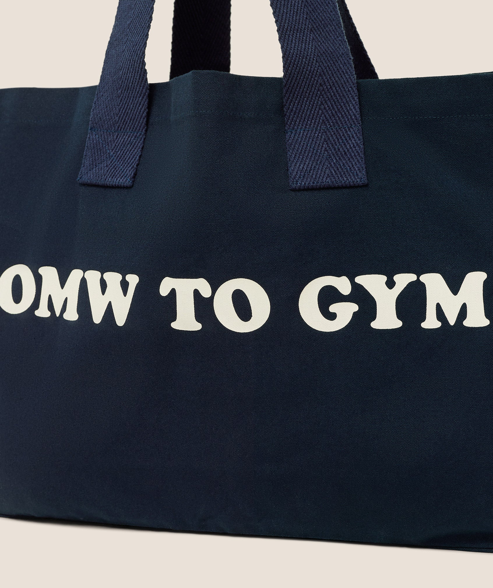 Women's Gymshark Slogan Tote Gs Navy